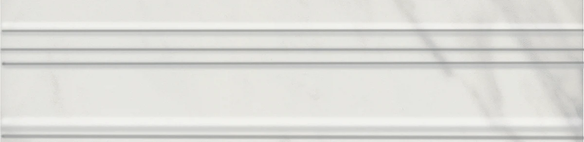 Изображение товара Бордюр керамический Алькала белый глянцевый 20x5 см для стен
