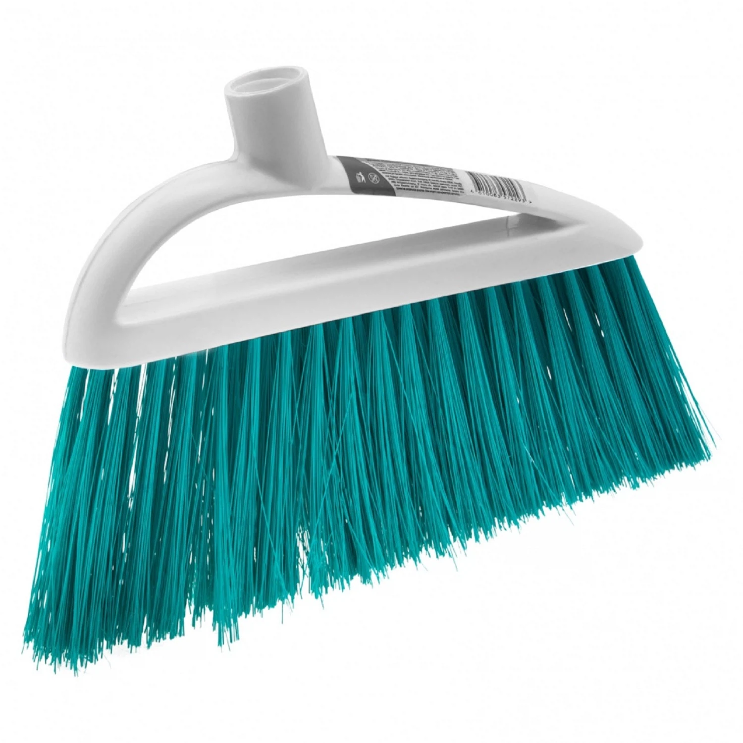 Изображение товара Пластмассовая щетка для пола премиум с углом наклона, 23 см, без черенка, бирюзовая