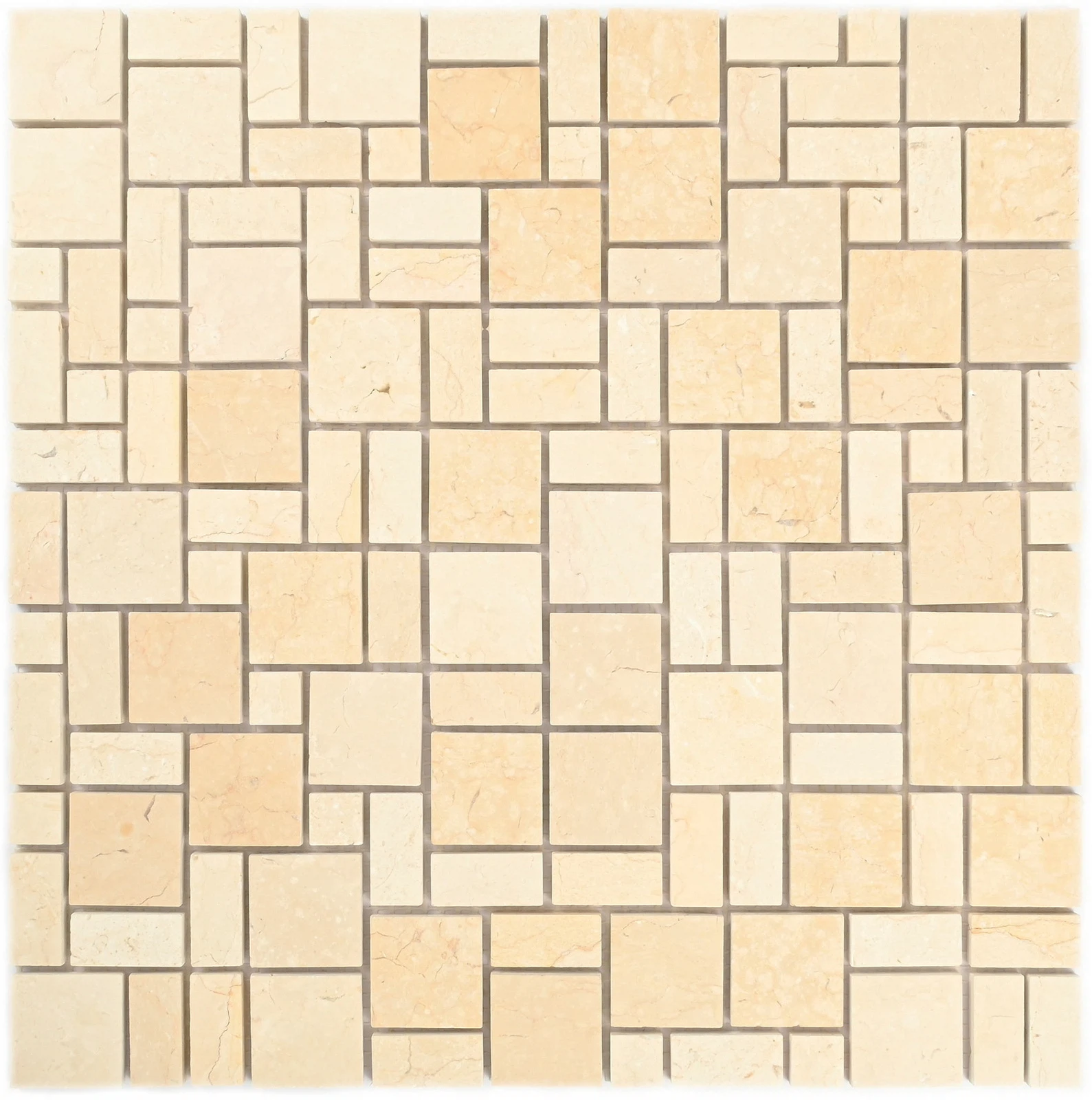 Изображение товара Мозаика каменная Venice 30,5х30,5 см натуральный камень для стен бежевый глянцевый