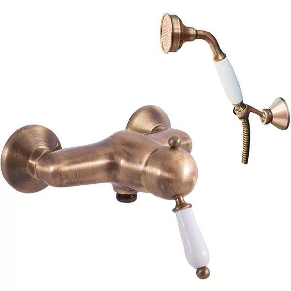 Изображение товара Rav Slezak Labe L581.5/2SM — бронзовый смеситель для душа, рычажное управление