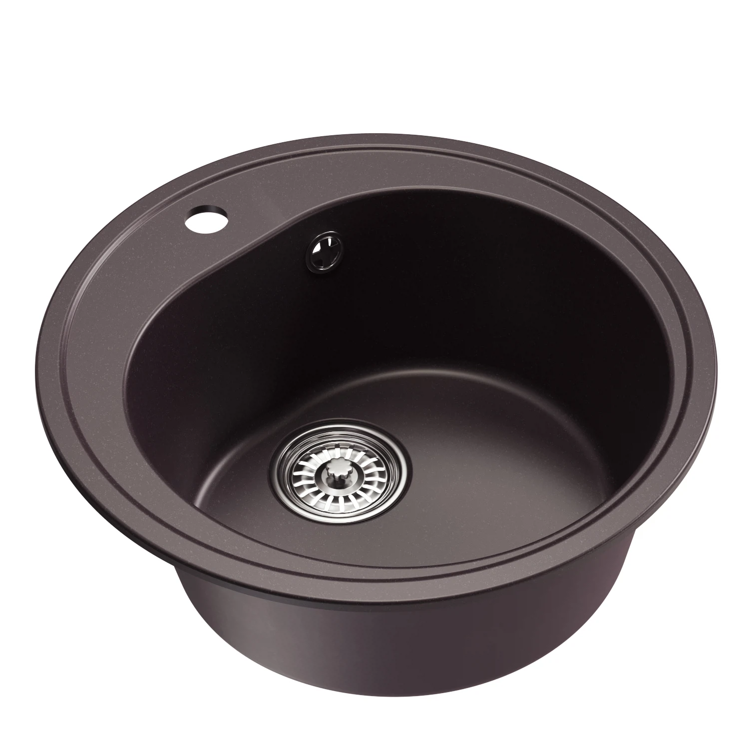 Изображение товара Мойкa ML-GM11 круглая, шоколад (345), 500мм (глуб. чаши 180) NEW