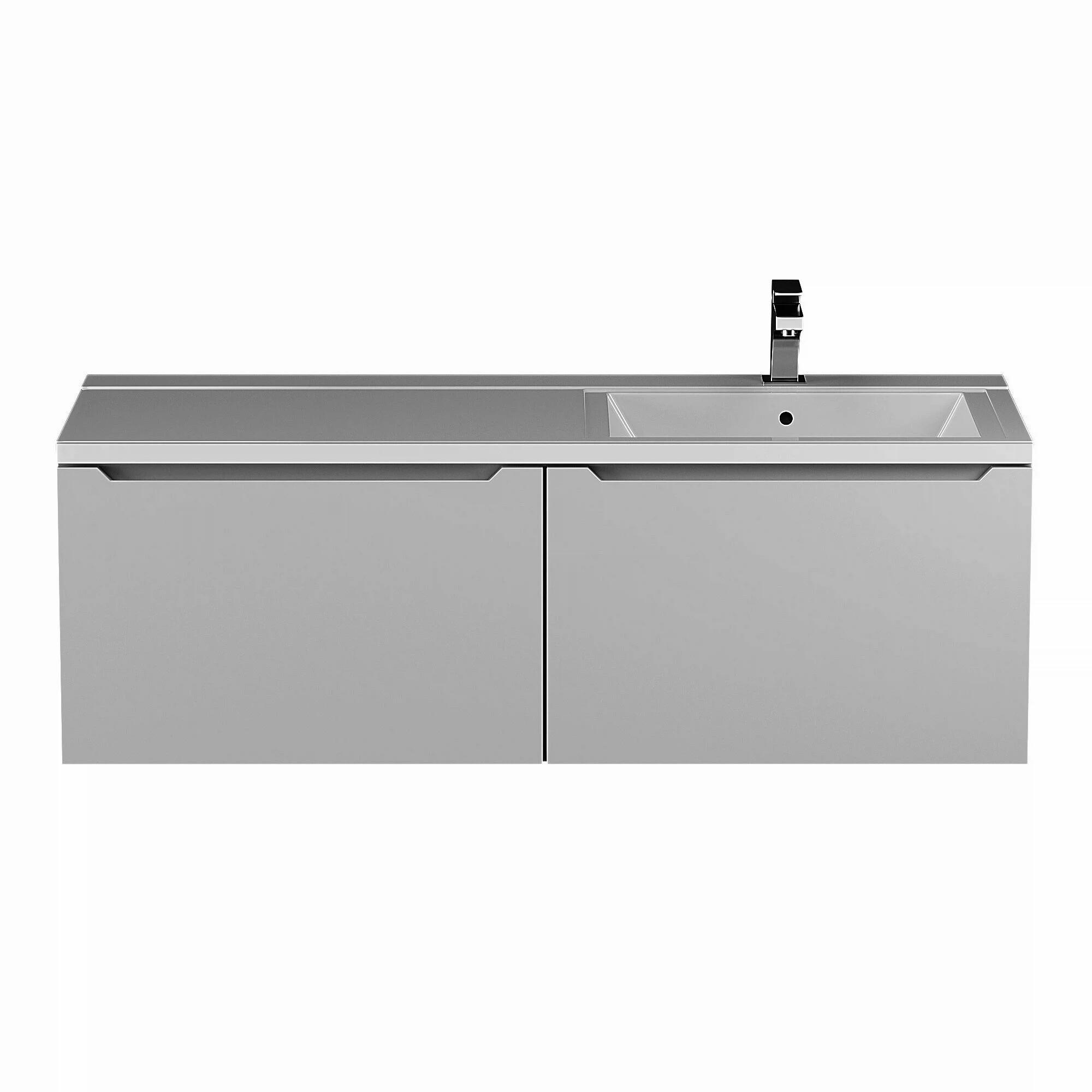 Изображение товара Тумба под раковину Uperwood Tanos 120х47,5 см белая подвесная Россия