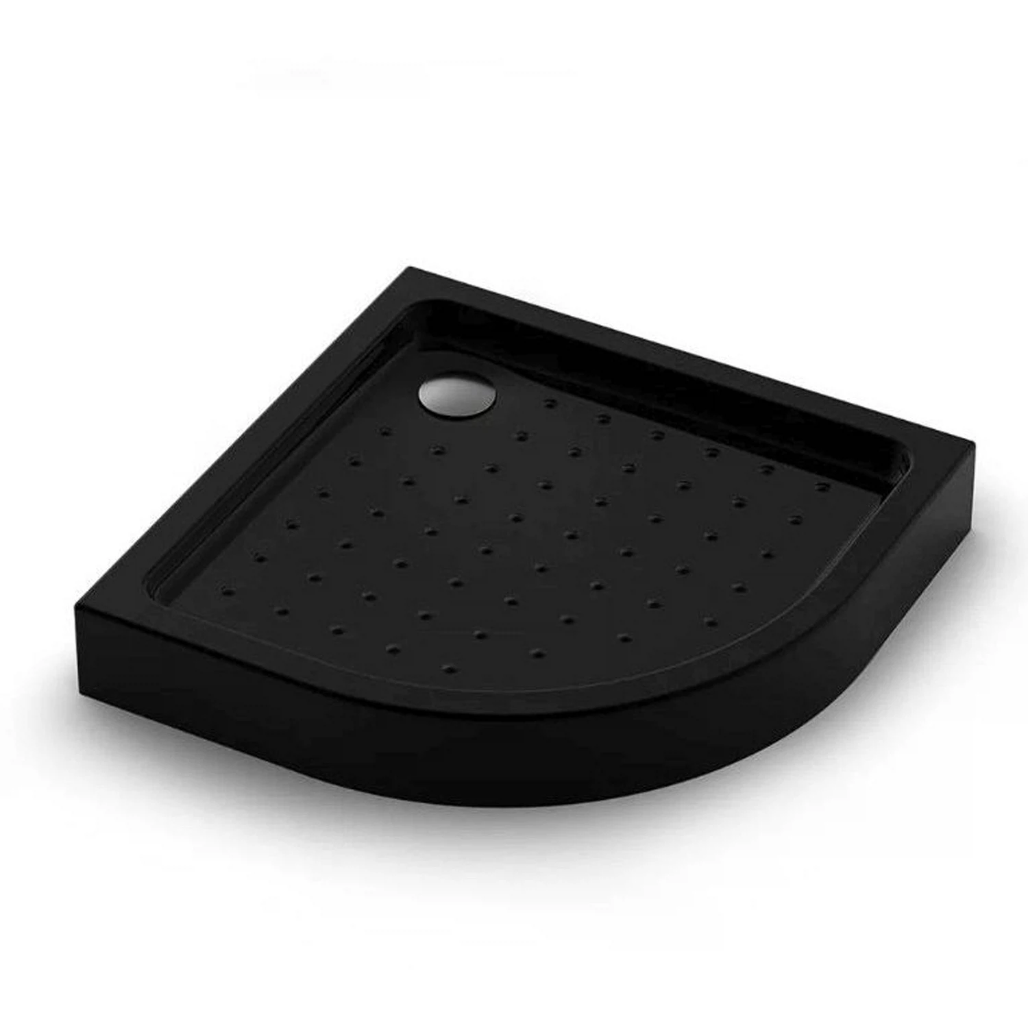 Изображение товара Душевой поддон Veconi Tezeo TZ51B акрил полукруглый 800x800 мм черный