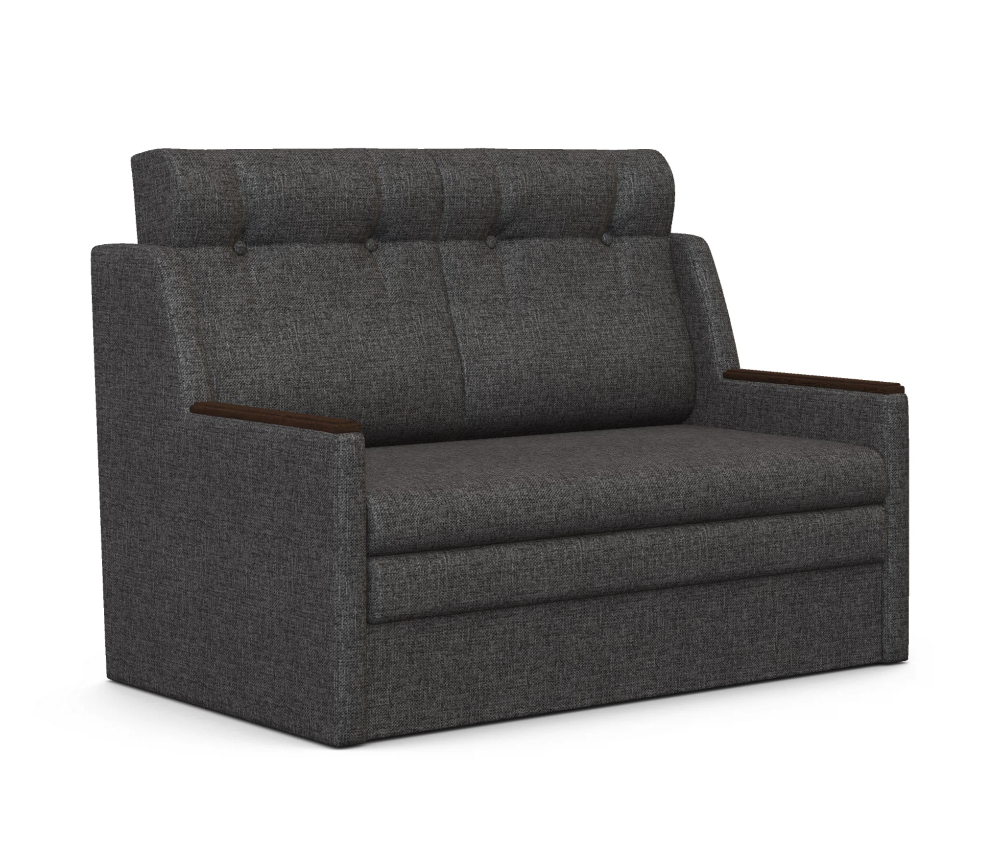 Изображение товара Диван-кровать Классика 2Д рогожка темно-серый