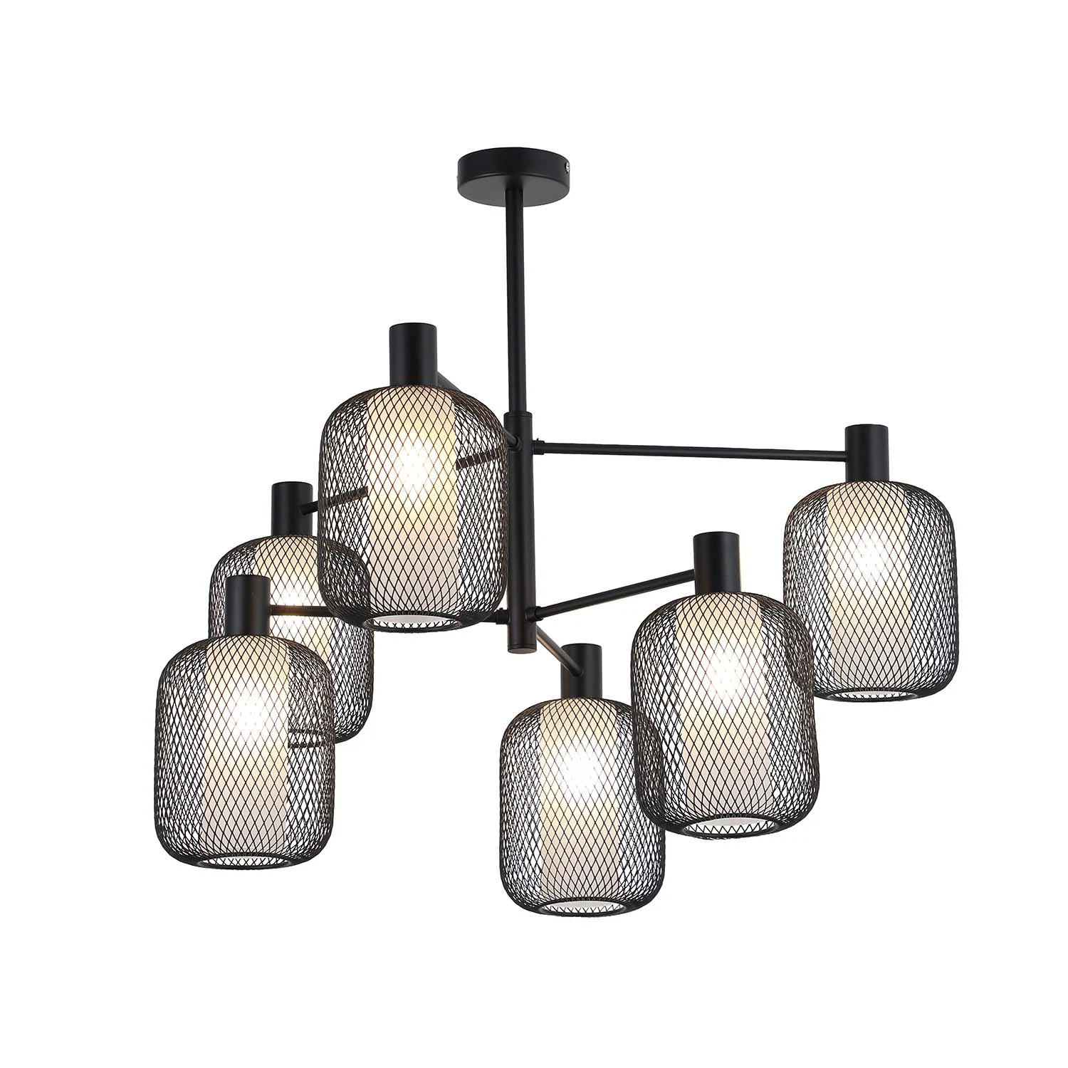 Изображение товара Потолочная люстра Favourite 4602-6C из коллекции Tokri с 6 лампами Е14 для современного интерьера