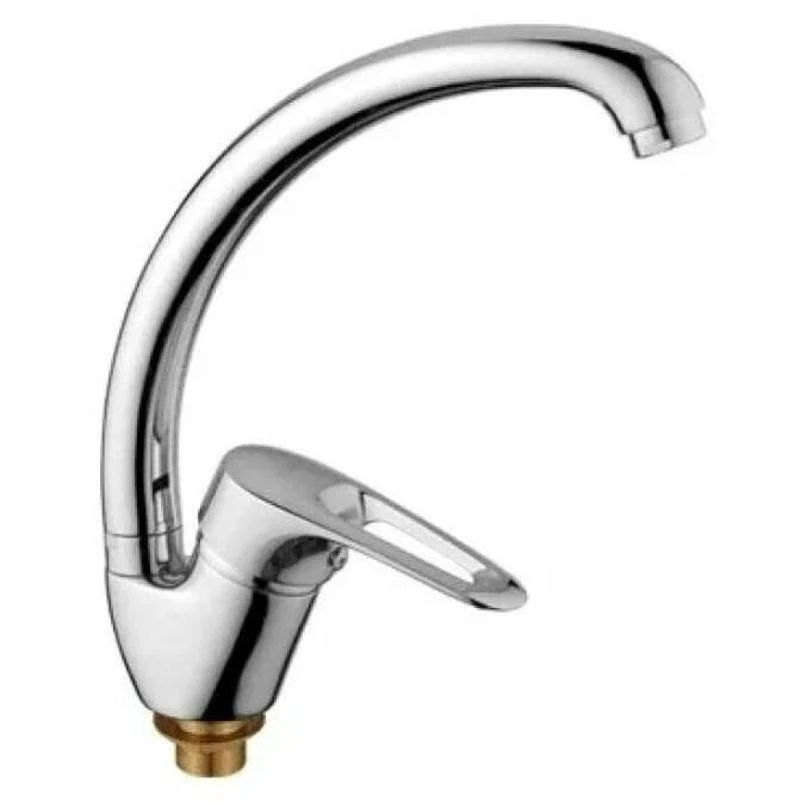 Изображение товара Современный кухонный смеситель D-Lin D150628-1 хром с поворотным изливом