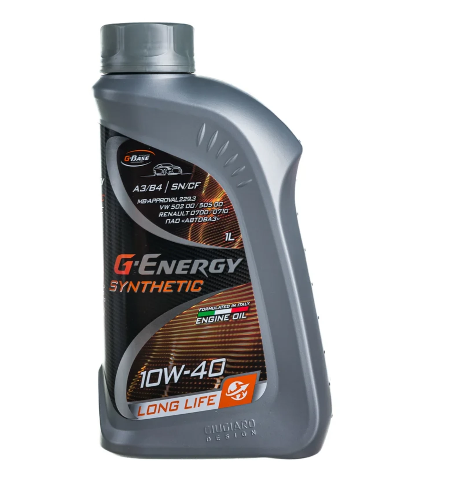 Изображение товара Масло моторное G-Energy Synthetic Long Life 10W-40 API SN/CF, ACEA A3/B4 (1 л)