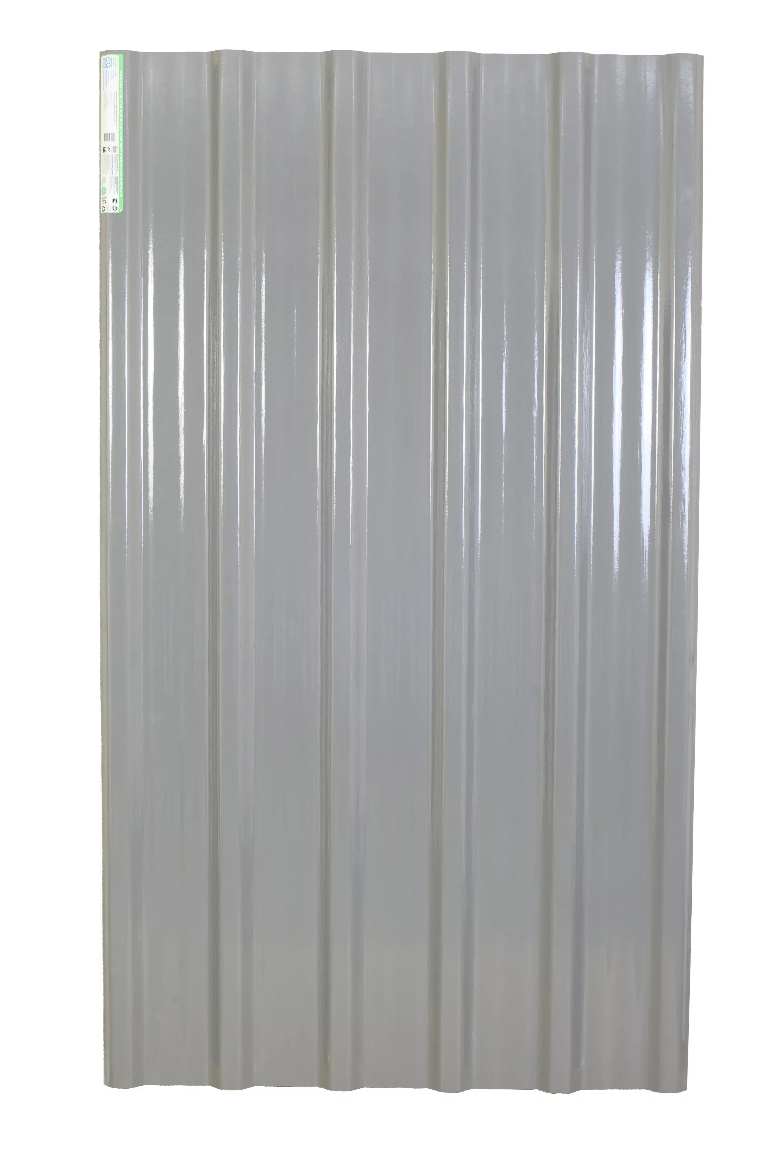 Изображение товара Композитный лист COMPOGLASS КРИСТАЛЛ трапеция С-25, матовый, 0,8 мм, 1150х2000 мм, 10 листов