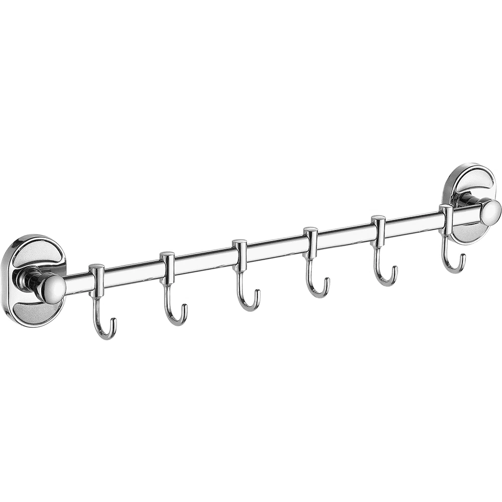 Изображение товара Planка с крючками FASHUN A1915-6, хром