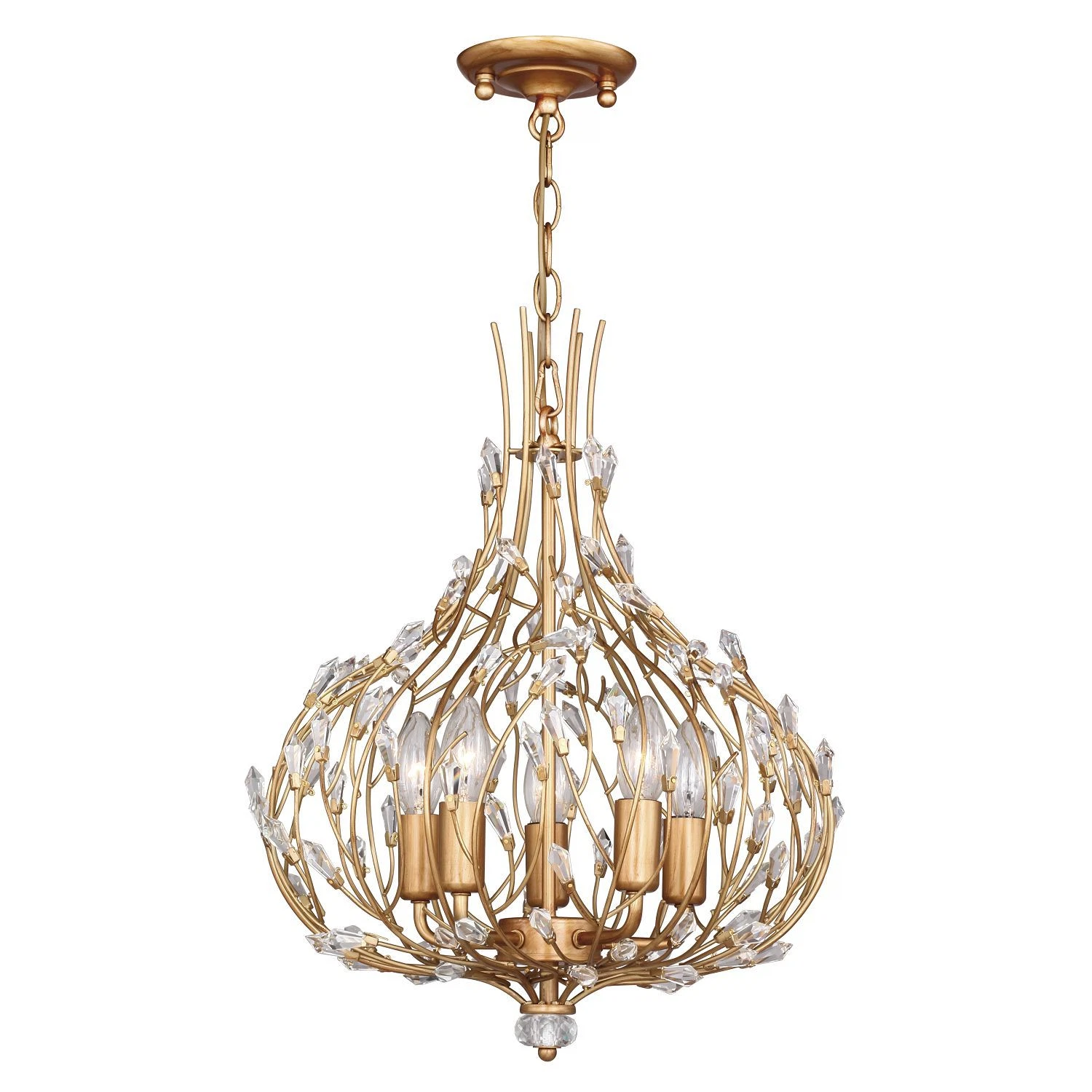 Изображение товара 2020-5P, люстра подвесная, D420xH450/800, 5xE14x40W, excluded