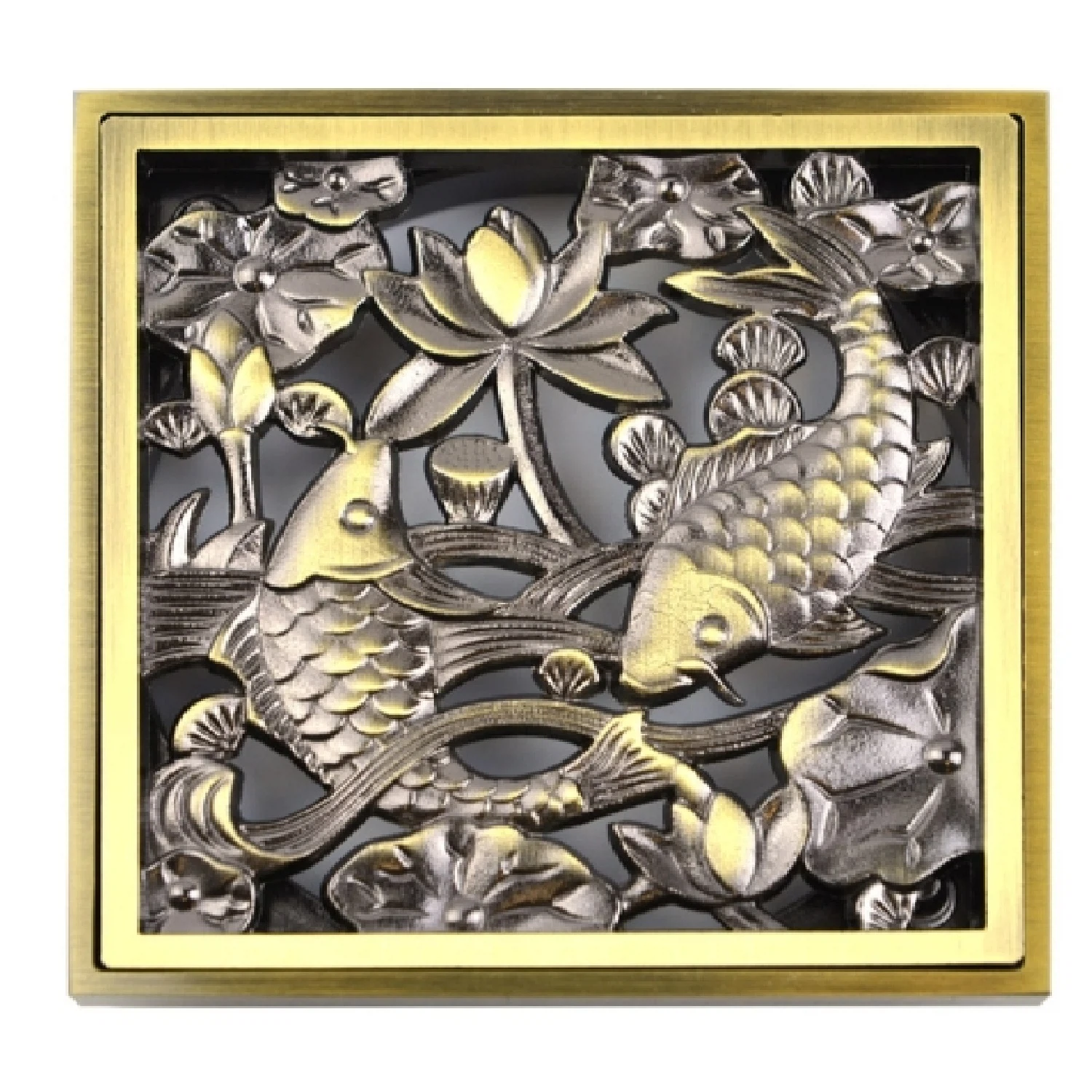 Изображение товара Решетка для душевого трапа Bronze de Luxe 21980, бронза