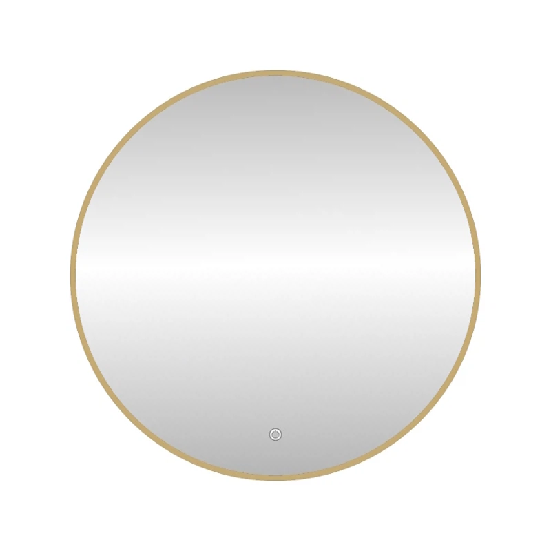 Изображение товара Зеркало с подсветкой LED Fixsen FX-1070G круглое 70х70 см, золотой сатин