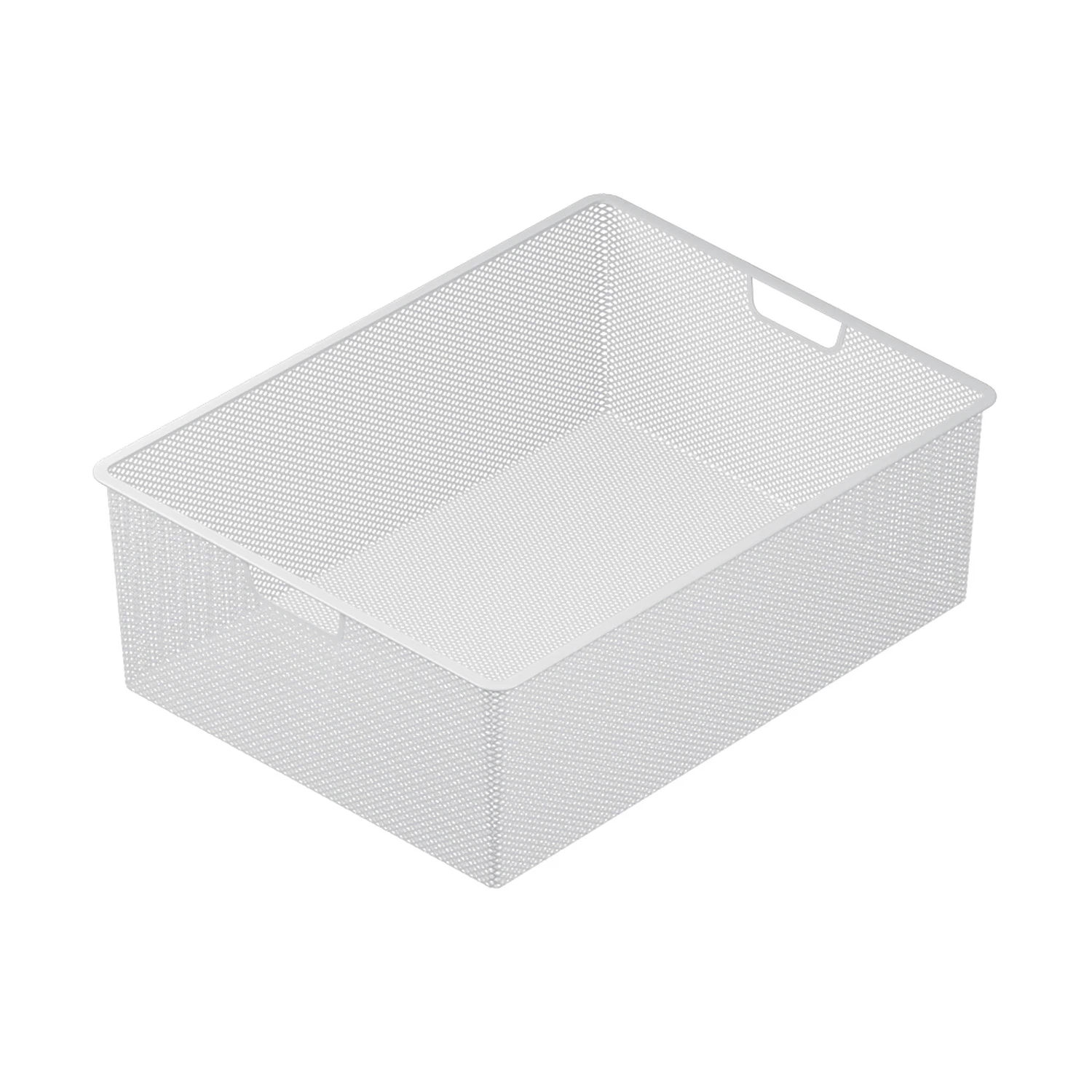 Изображение товара Корзина мелкосеточная Larvij 555x410x185 мм белая для хранения и организации