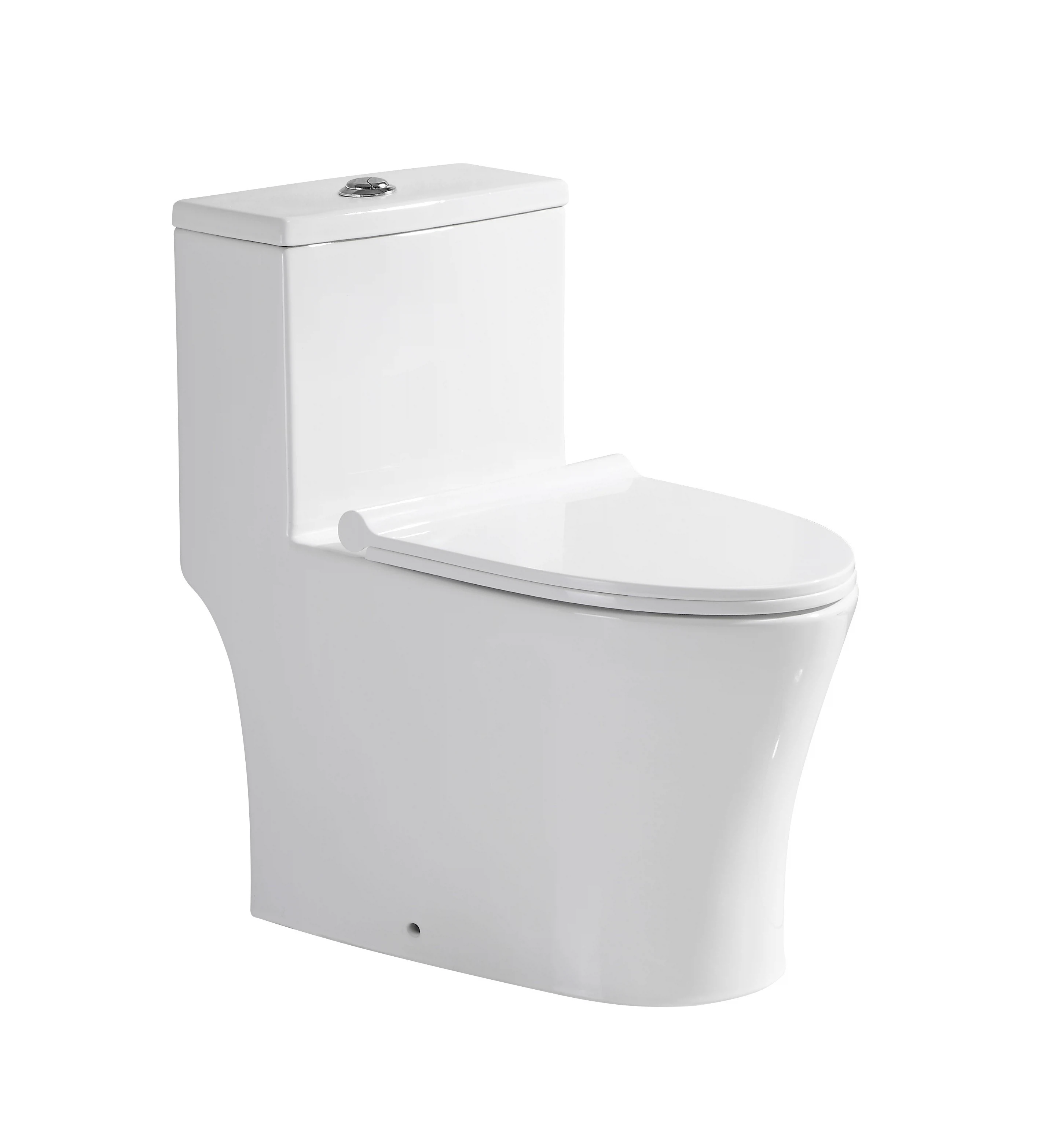Изображение товара Унитаз напольный моноблок Rimless с сиденьем Stella Polar Куэнка белый