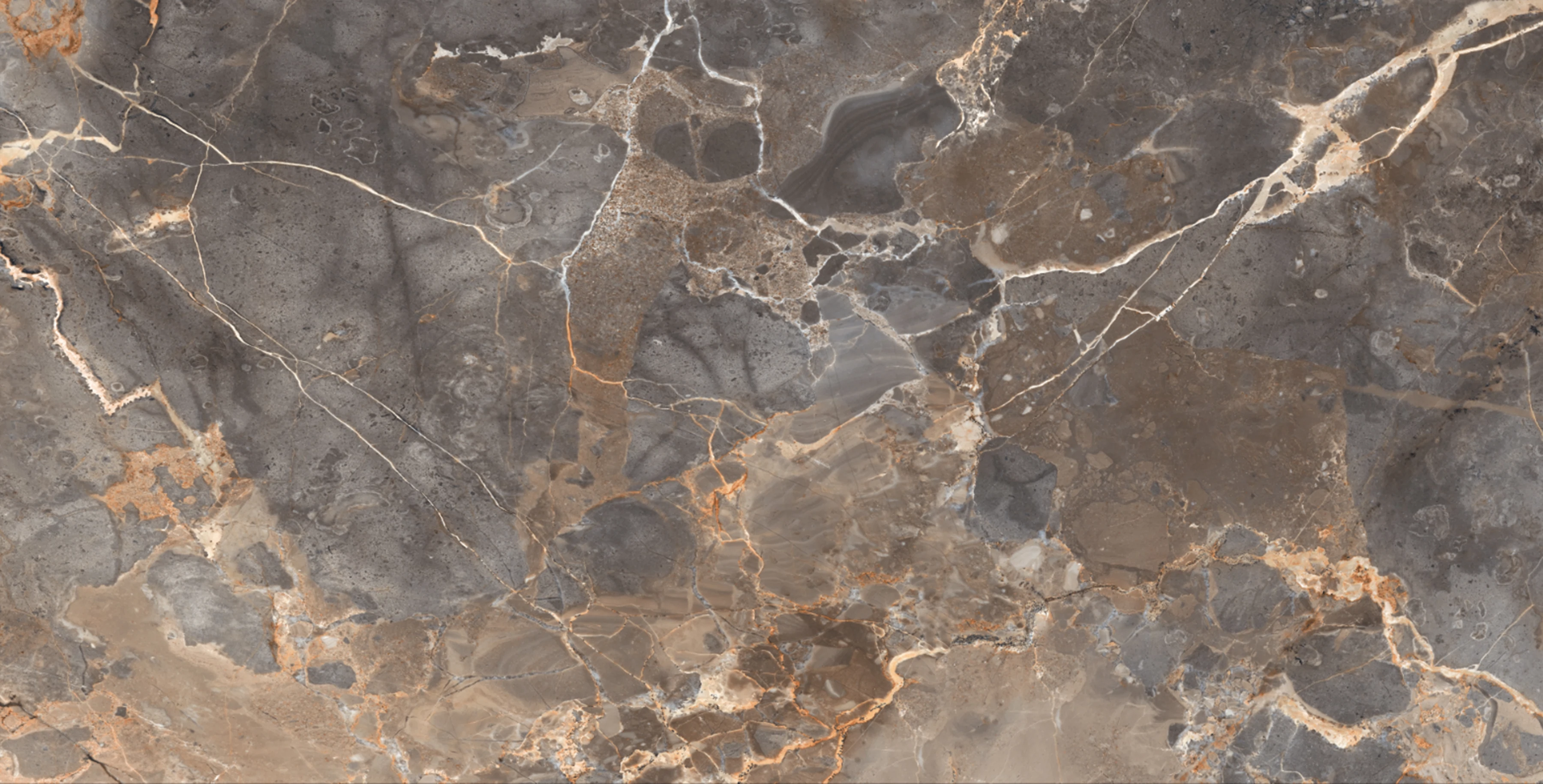 Изображение товара Керамогранит IMPERIAL NERO 120x60 см глянцевый под мрамор для пола и стен