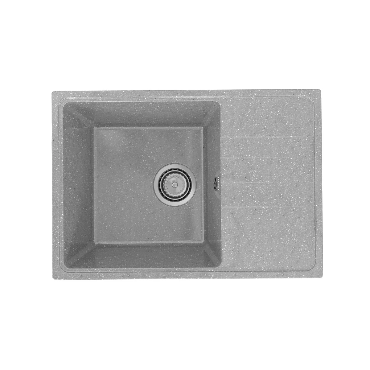Изображение товара Кухонная мойка Practik PR-M-600-003 (без сифона), светло-серый, искусственный камень