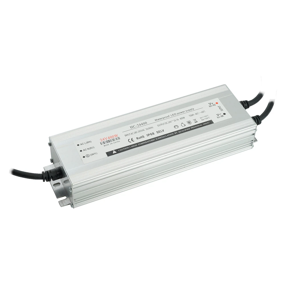 Изображение товара Трансформатор электронный для светодиодной ленты 400W 24V 245*77*41мм  IP67 (драйвер), LB007 FERON