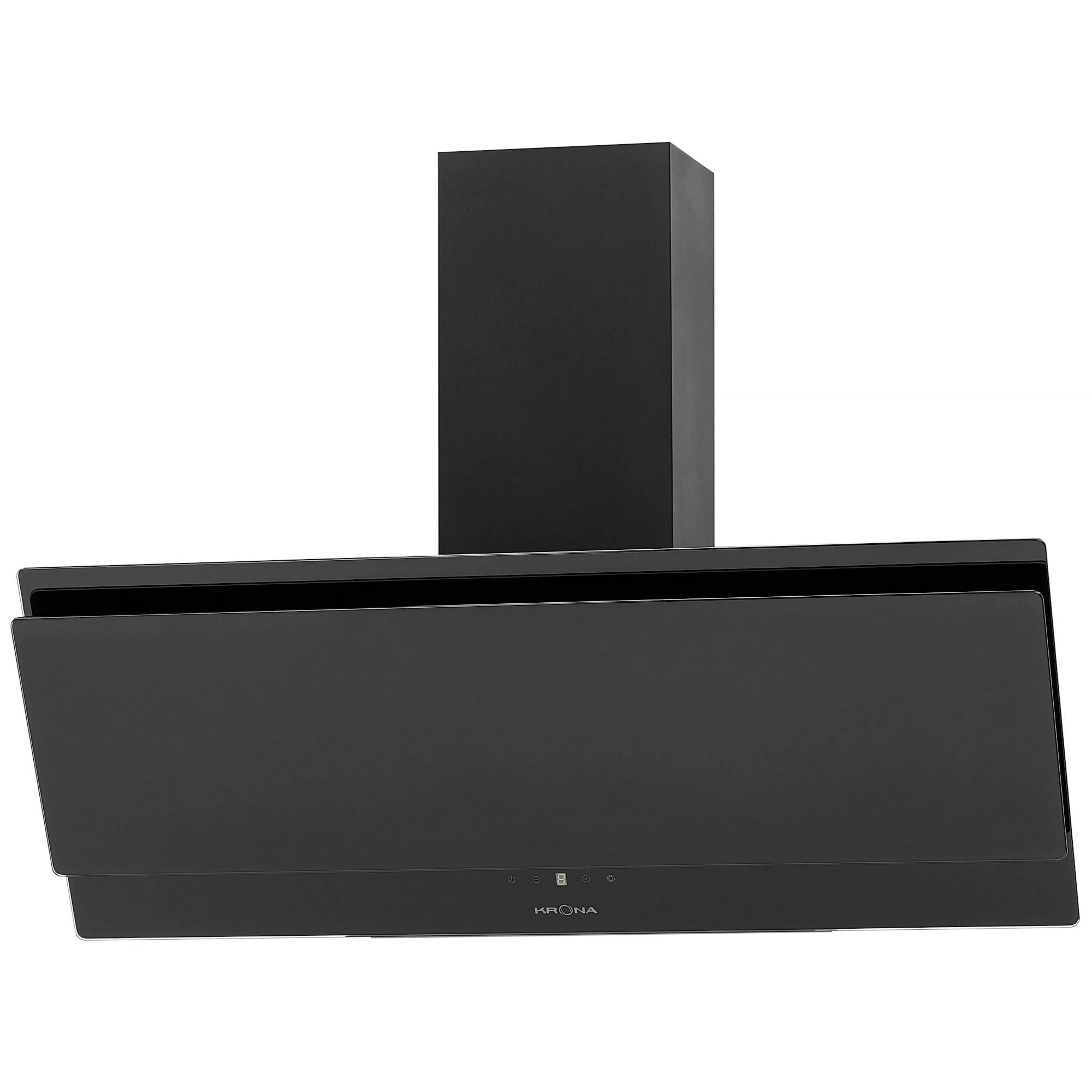Изображение товара Кухонная вытяжка KRONA VENERA 900 BLACK S наклонная черная 90 см