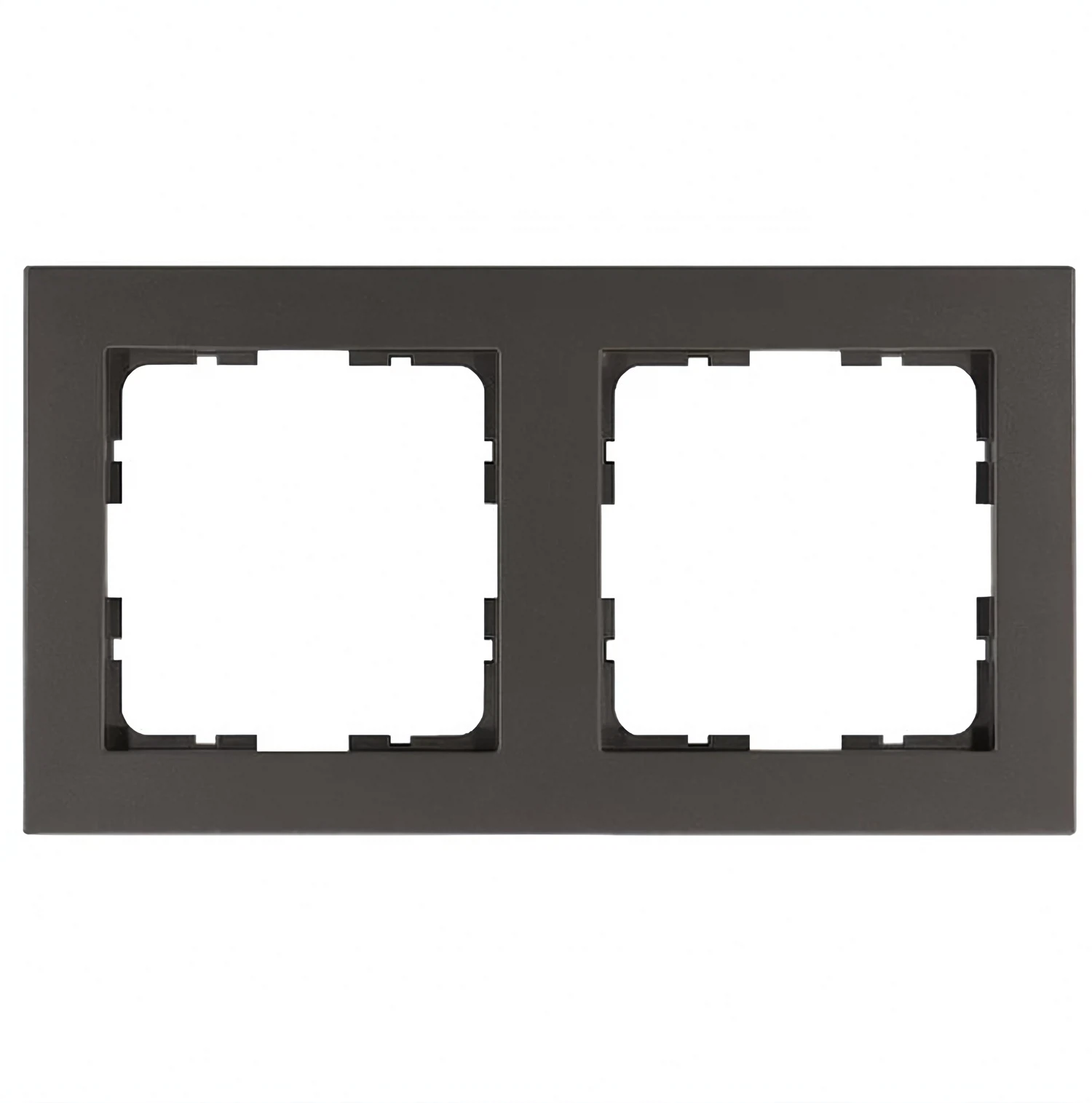 Изображение товара Двухместная рамка Jasmart G-Classic горизонтально/вертикальная коричневая