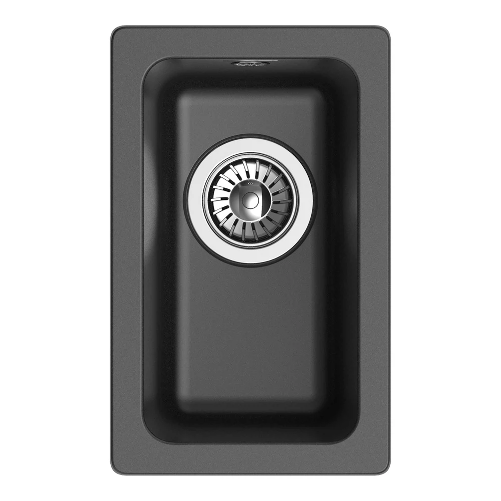 Изображение товара Кухонная мойка Rivelato BERKANA BK-25, антрацит, кварц