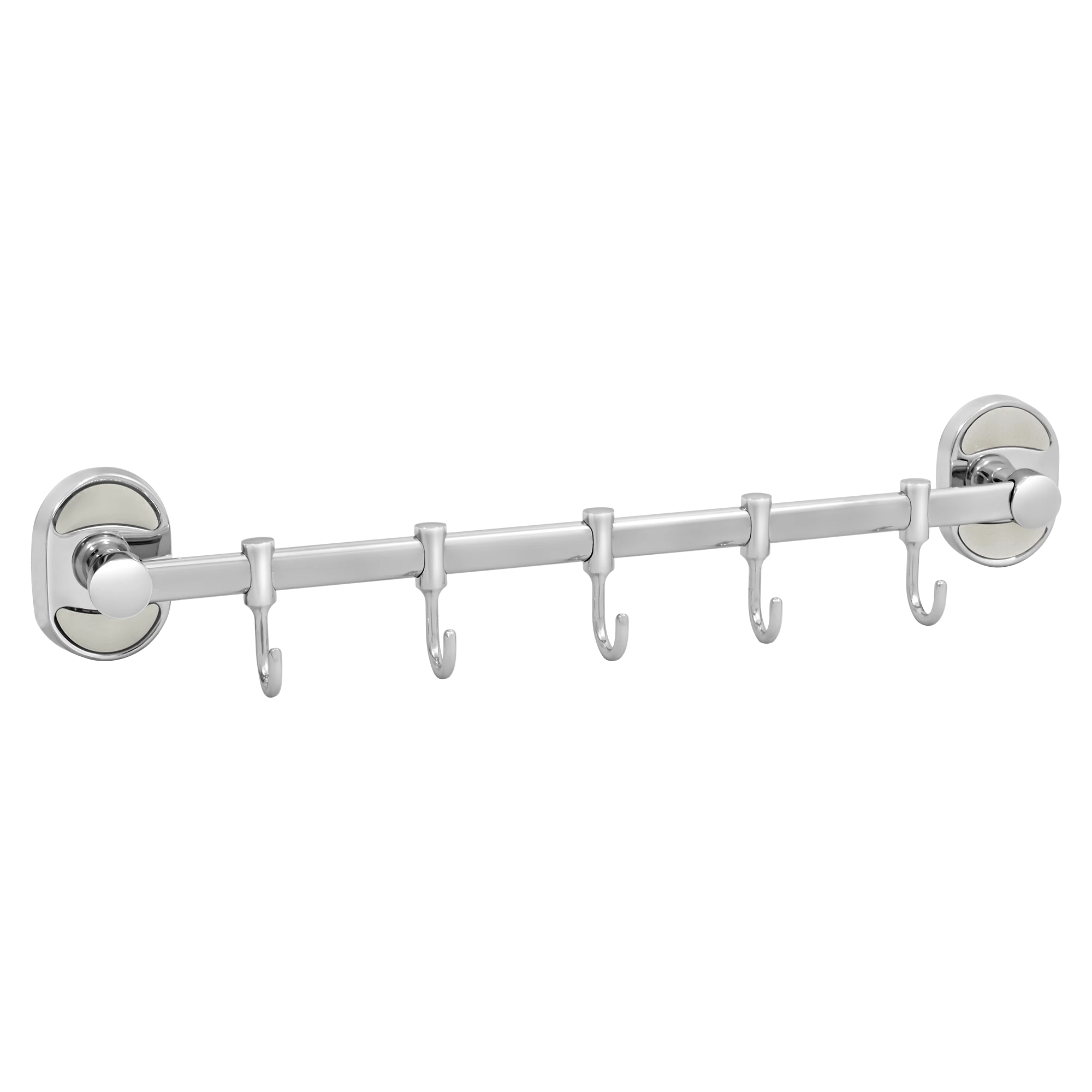 Изображение товара Настенный кронштейн с 5 крючками Solinne Modern хром для ванной