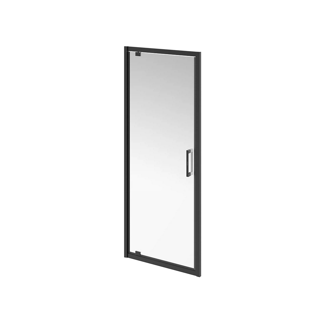 Изображение товара Душевая дверь распашная VETRO 800x1950 мм матовый черный выпуск Kerama Marazzi VE.80.PD.BLK.M