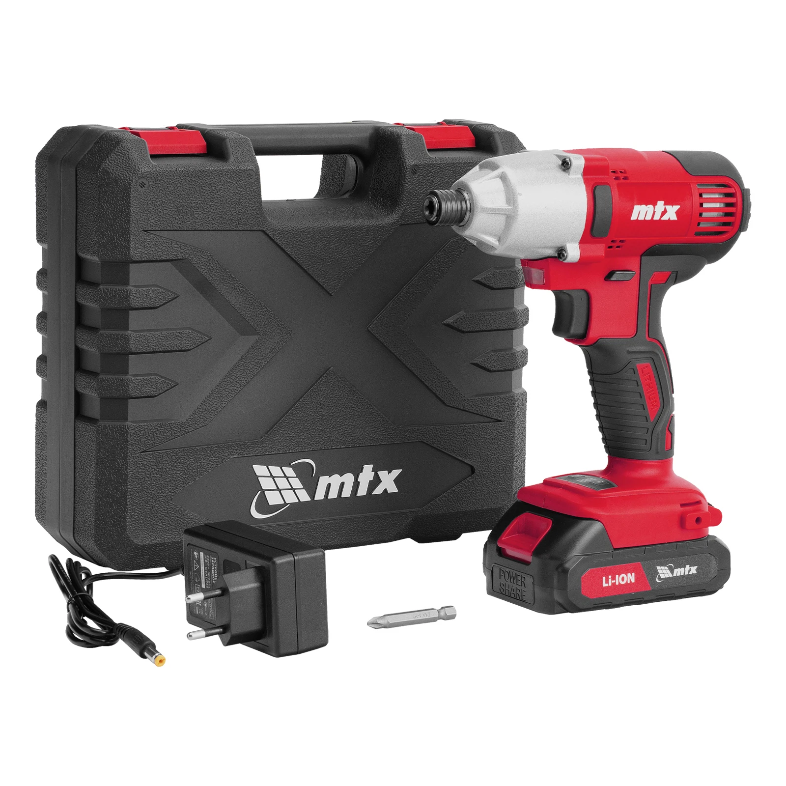 Изображение товара Ударный аккумуляторный винтоверт MTX CIDS-20-280 с аккумулятором 20 В