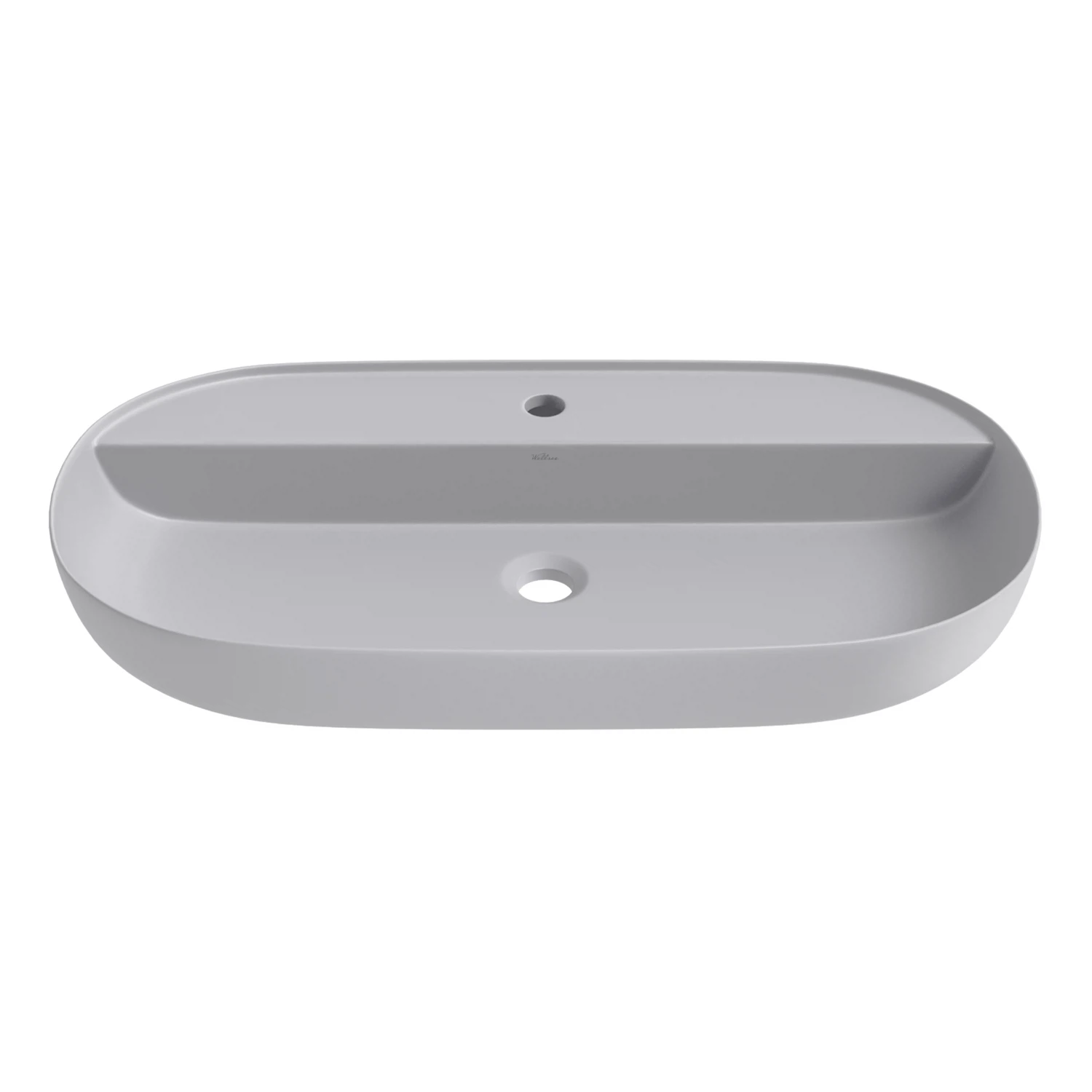 Изображение товара Накладная раковина для ванной, Wellsee Chic Riviera, овальная, 80х40, 326824000