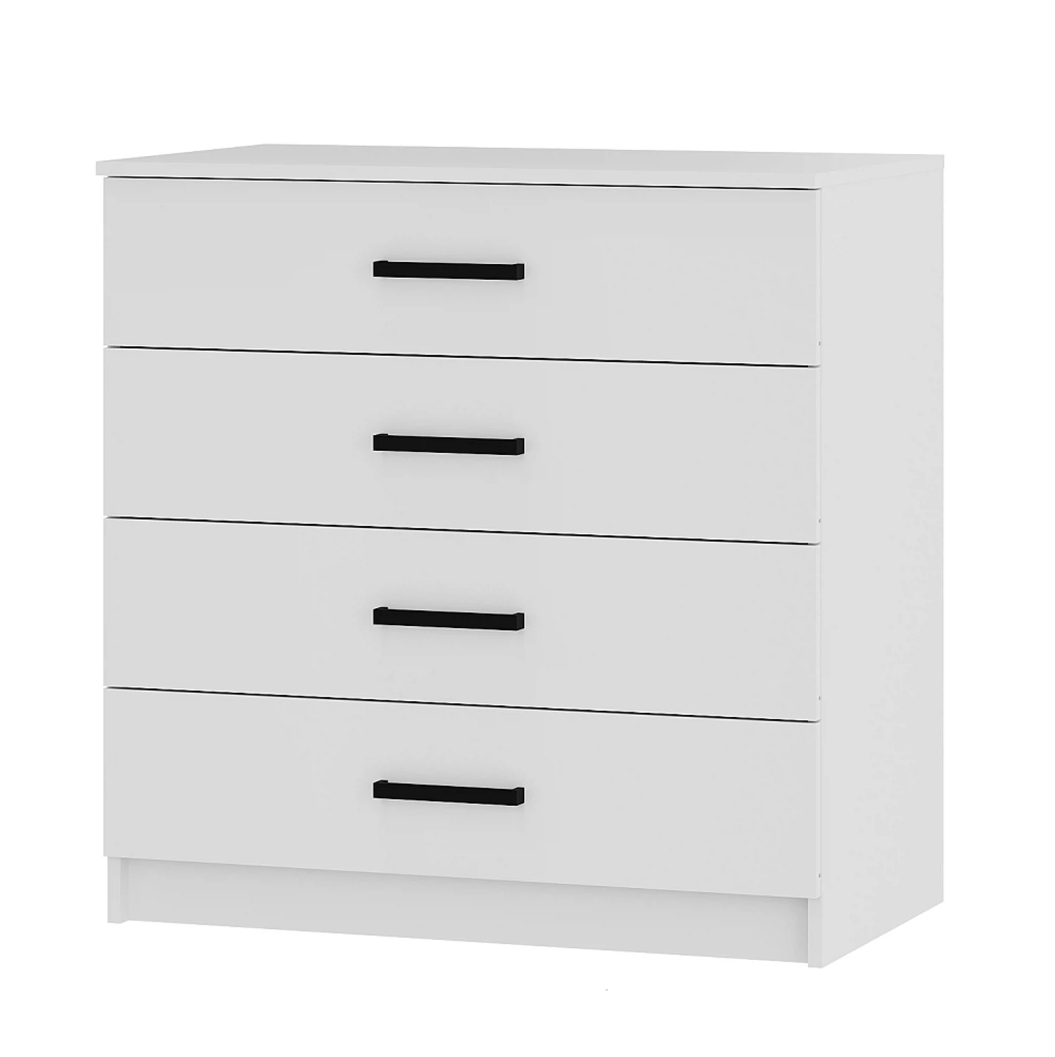 Изображение товара Комод с ящиками Фьюжн КМ-02 белый для спальни от БТС Мебель