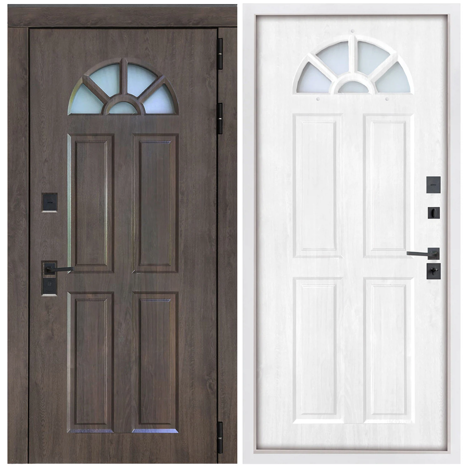 Изображение товара Дверь L Алта 860*2050 левая/черная - надежная входная дверь для коттеджа