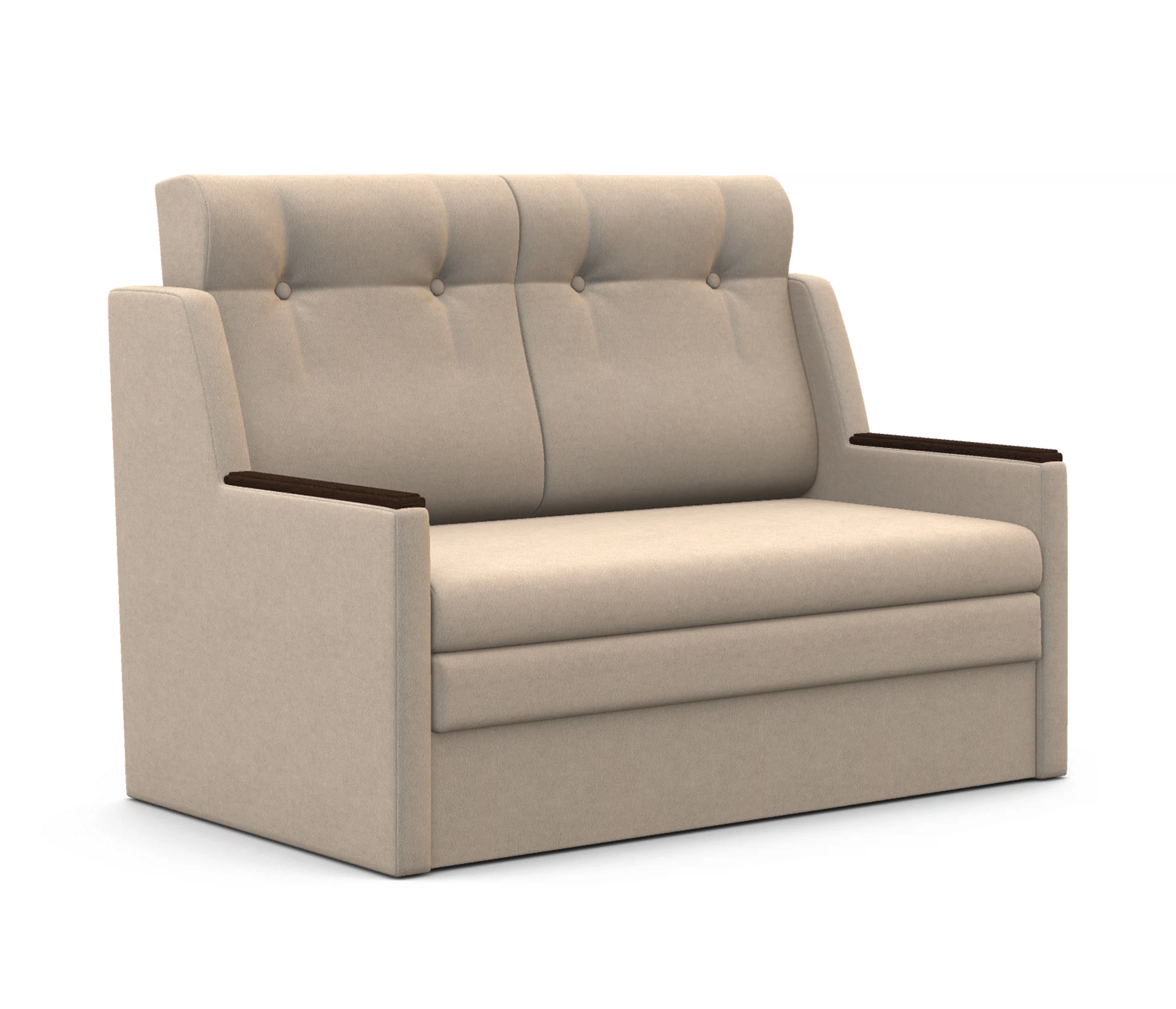 Изображение товара Диван-кровать Классика 2Д велюр бежевый