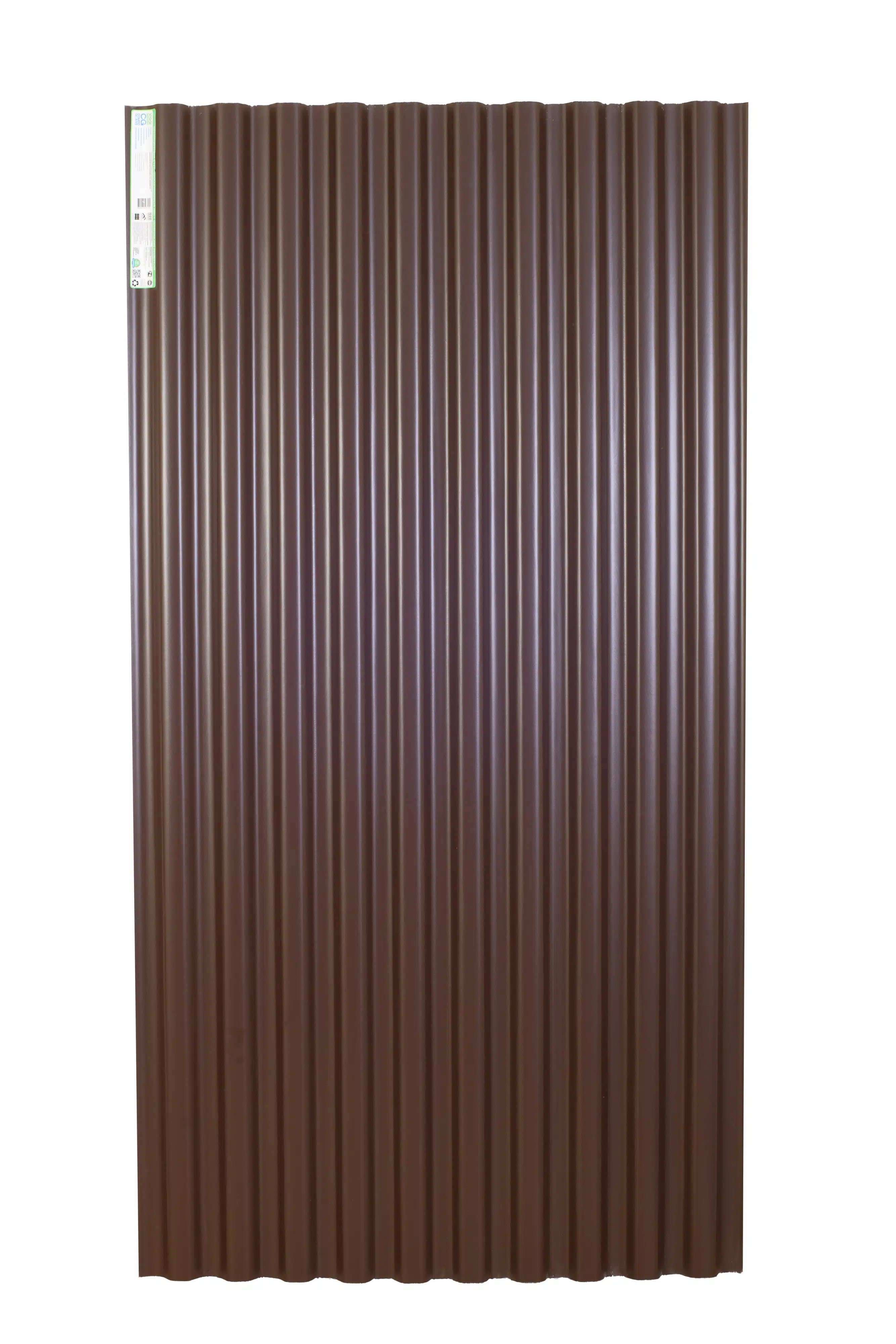 Изображение товара Композитный лист COMPOGLASS АЛМАЗ трапеция С-21 коричневый 1,2 мм 1051х2000 мм (10 листов)