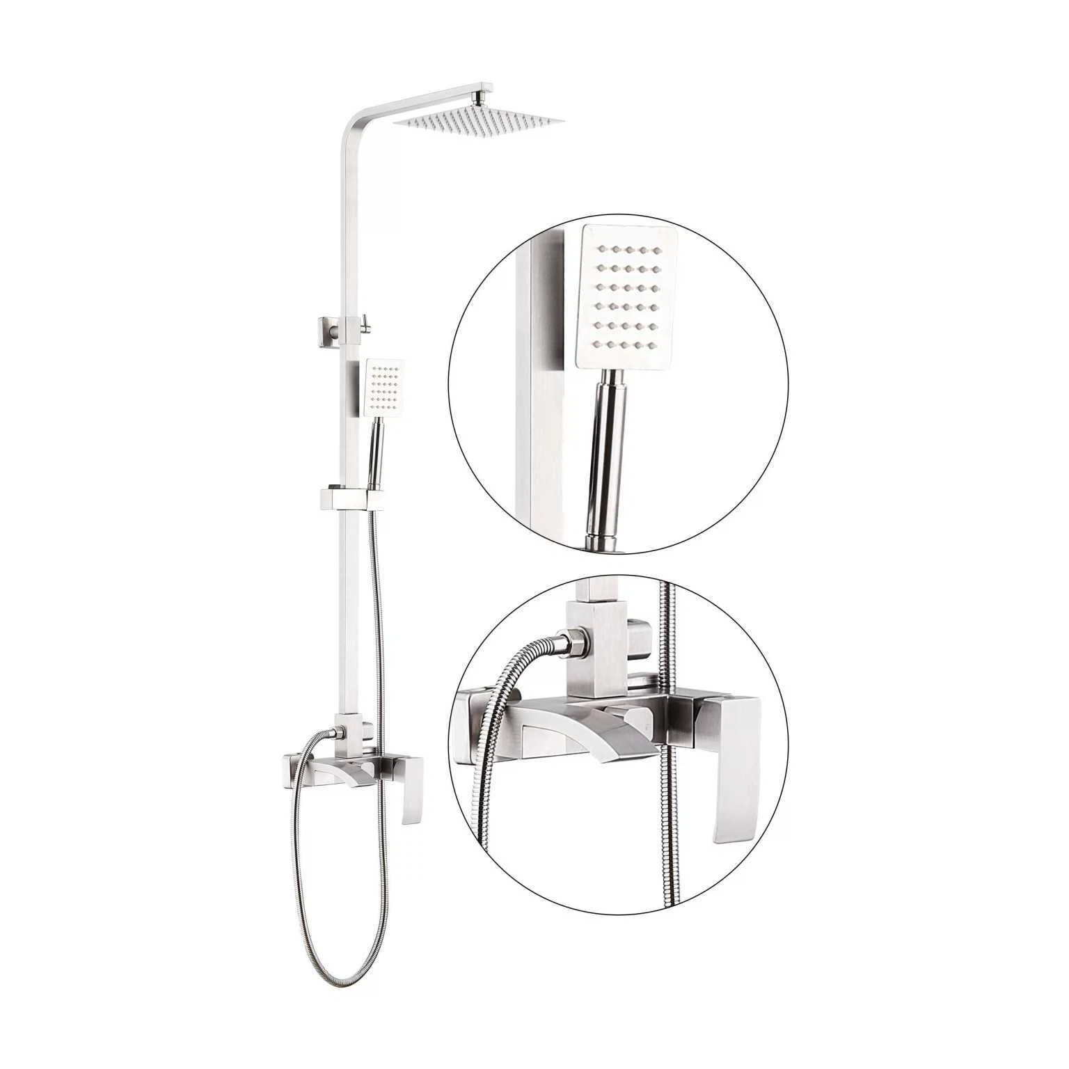 Изображение товара Душевая система FASHUN A52418, сатин