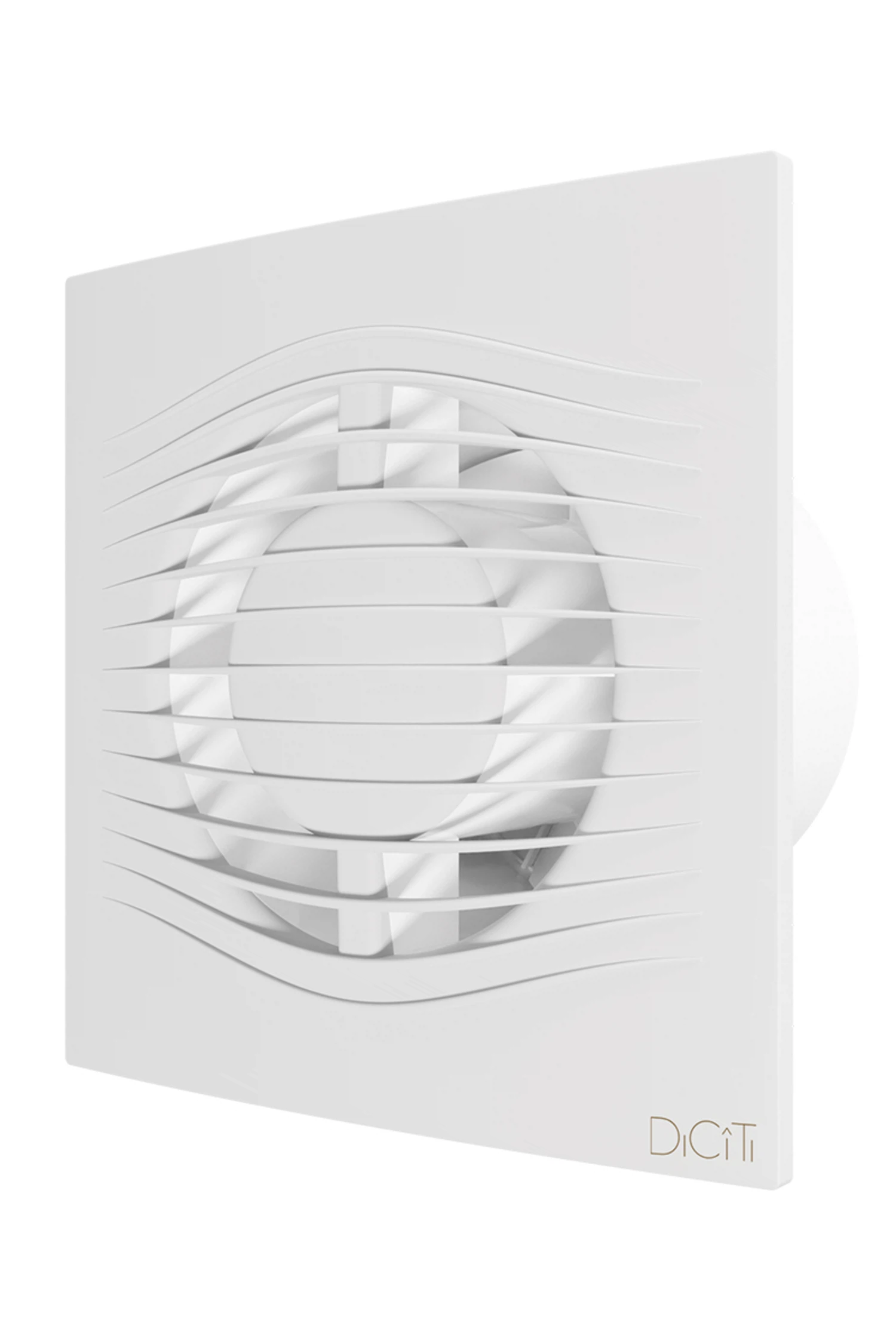 Изображение товара Вентилятор накладной SLIM D100 белый матовый для вентиляционных шахт 100 мм