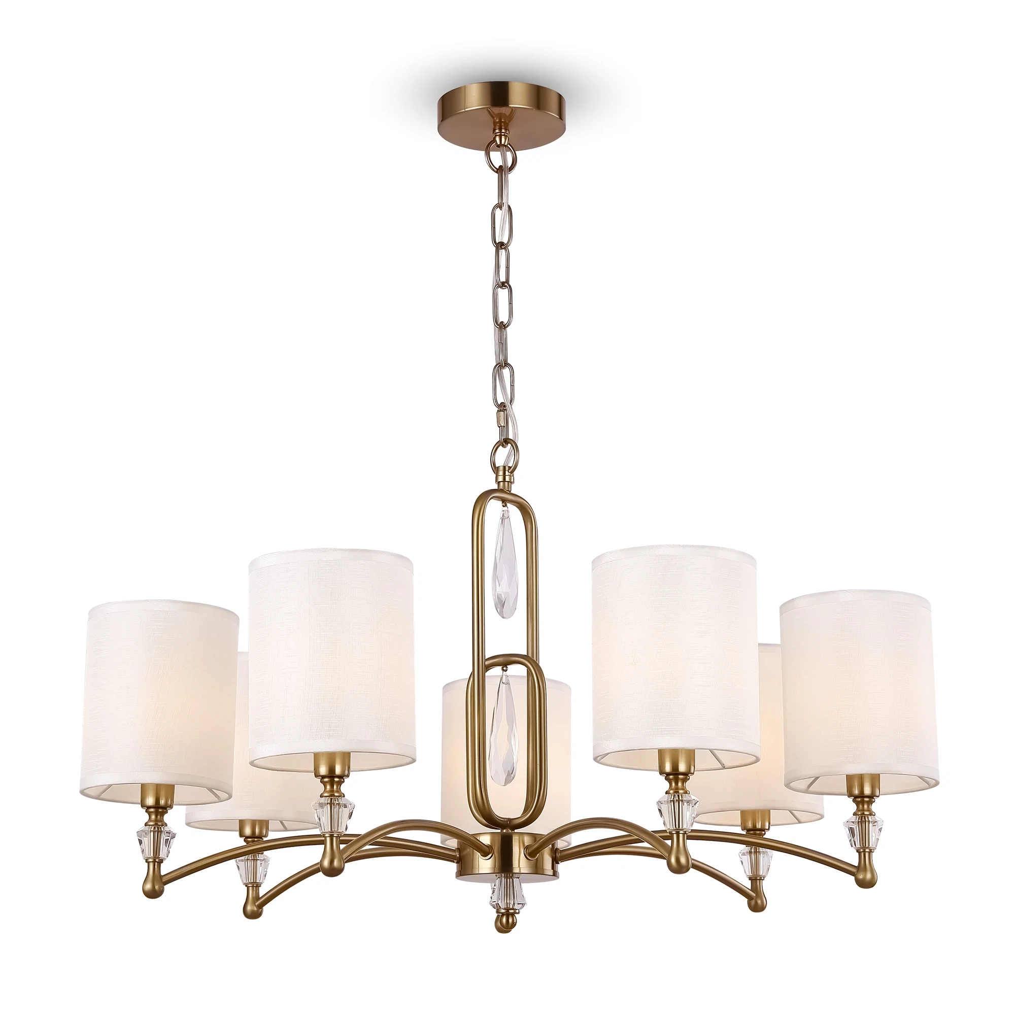 Изображение товара Люстра Freya Riverside FR1007PL-07BS - современное освещение в стиле модерн