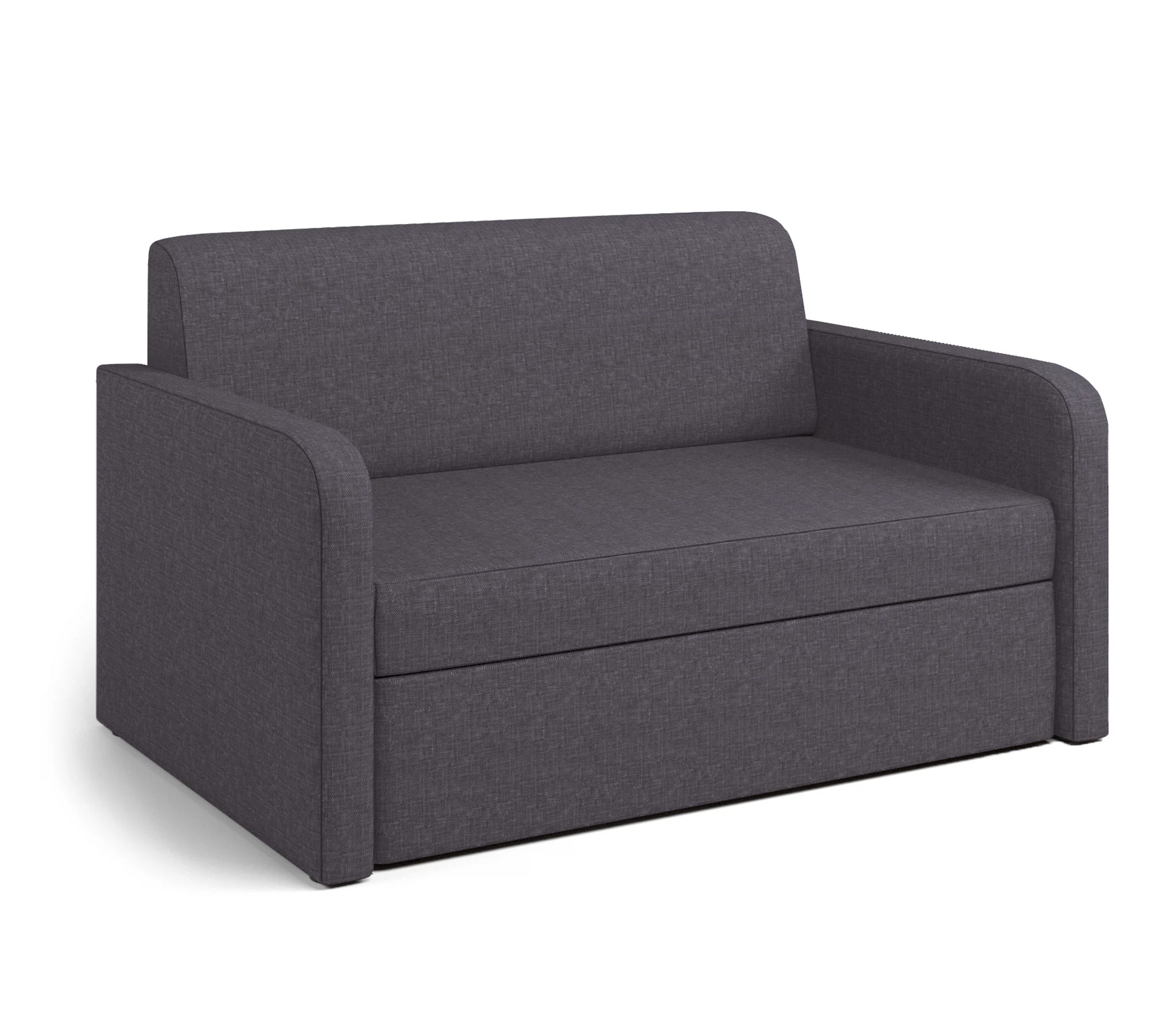 Изображение товара Диван-кровать Гамма Бит Куба серый с механизмом аккордеон 125x78x74 см