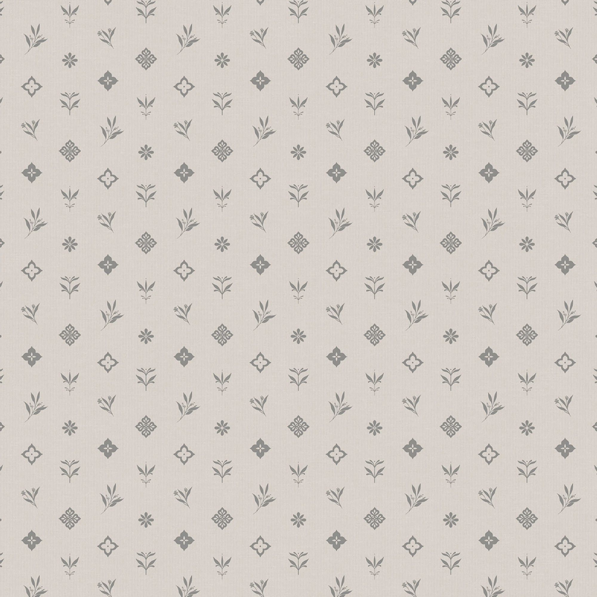 Изображение товара Обои флизелиновые VICTORIA STENOVA Монограмма мотив бежевые 10м x 1,06м