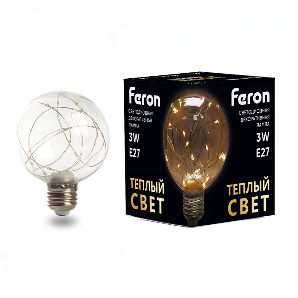 Изображение товара Светодиодная лампа Feron LB-381 E27 3W теплый свет 2700K