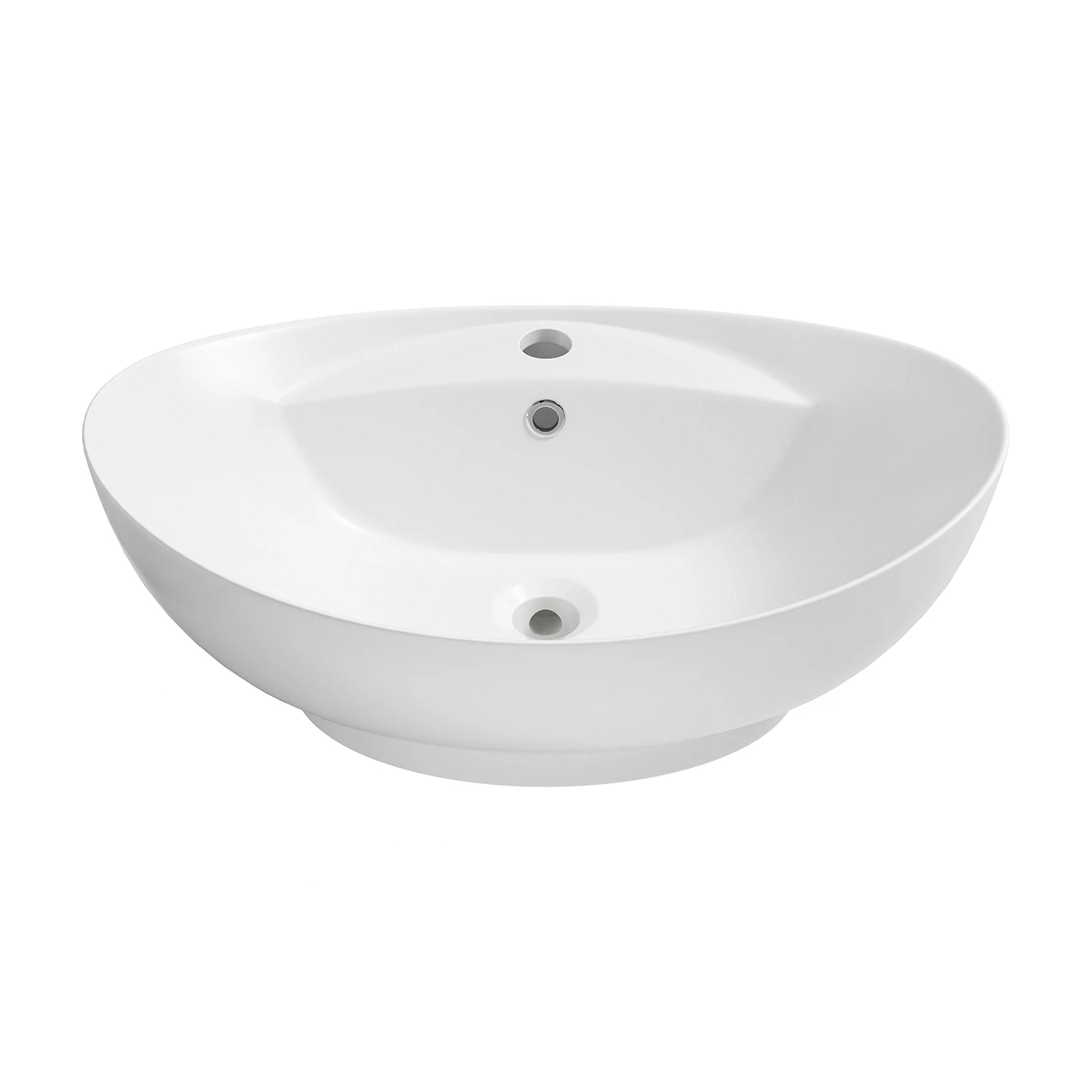Изображение товара Накладная фарфоровая раковина Lavinia Boho Bathroom Sink 59x39 см