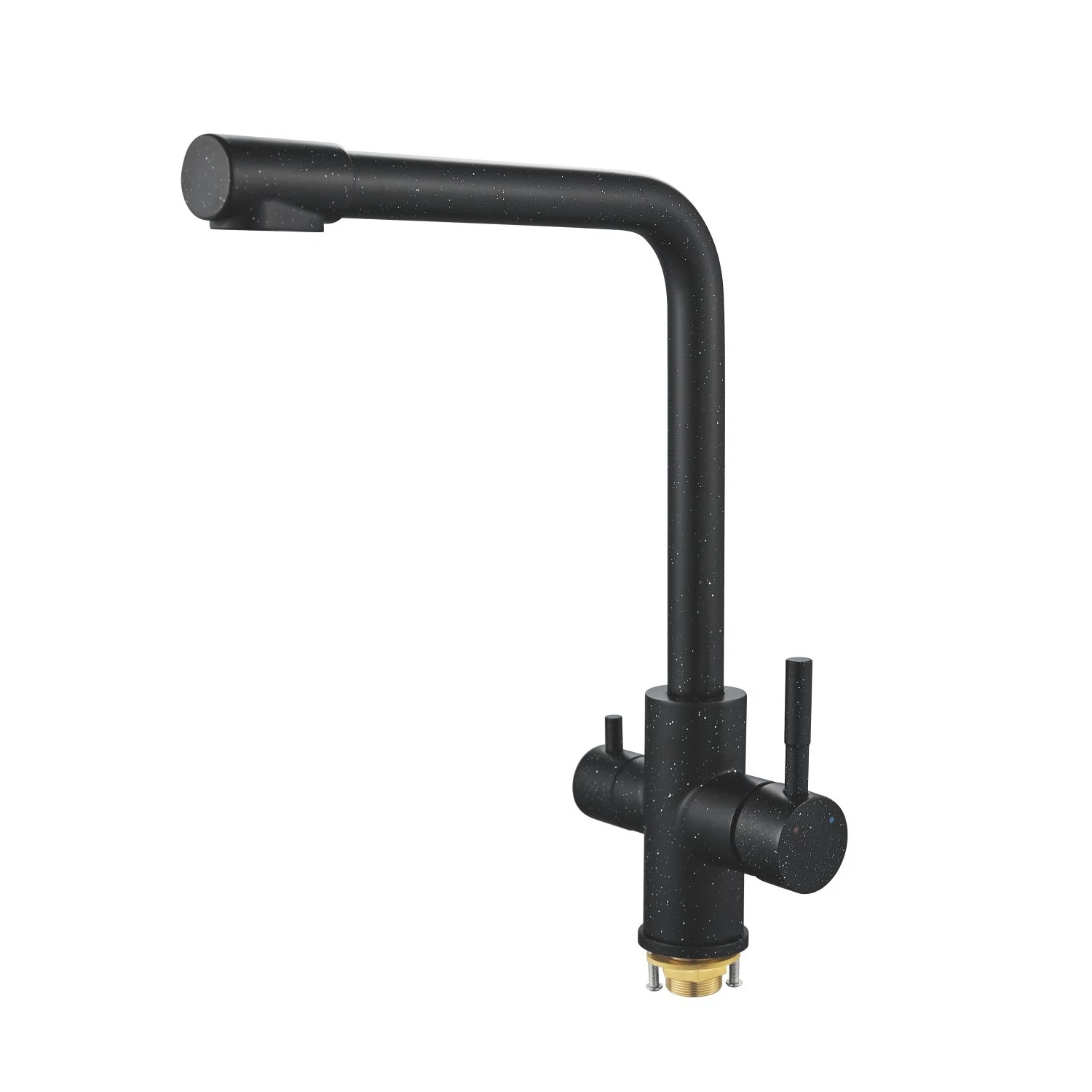 Изображение товара Смеситель для кухни с подключением фильтра Shevanik S868H, черный