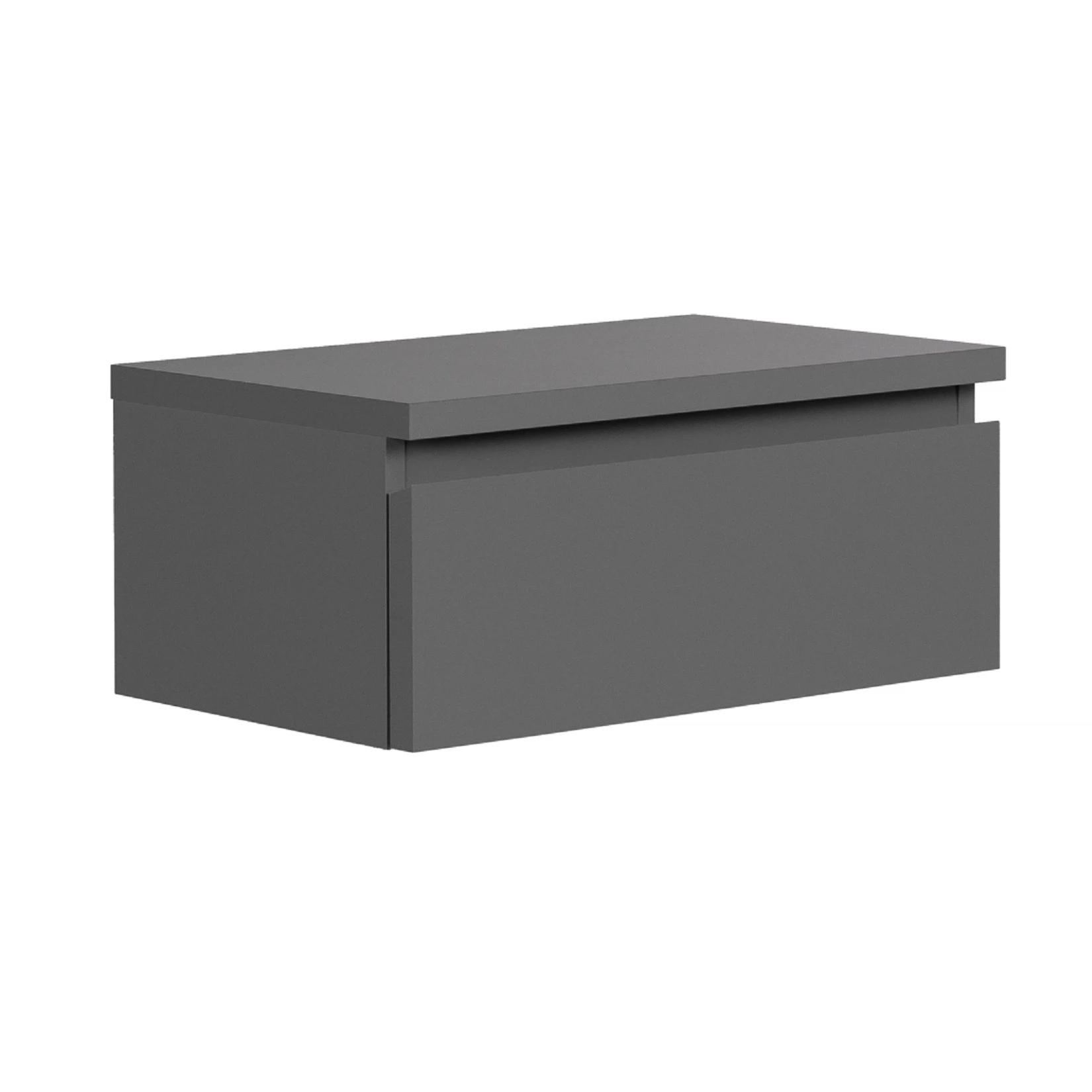 Изображение товара Навесная тумба Варма 1 50х21х30 серого цвета для хранения и интерьера