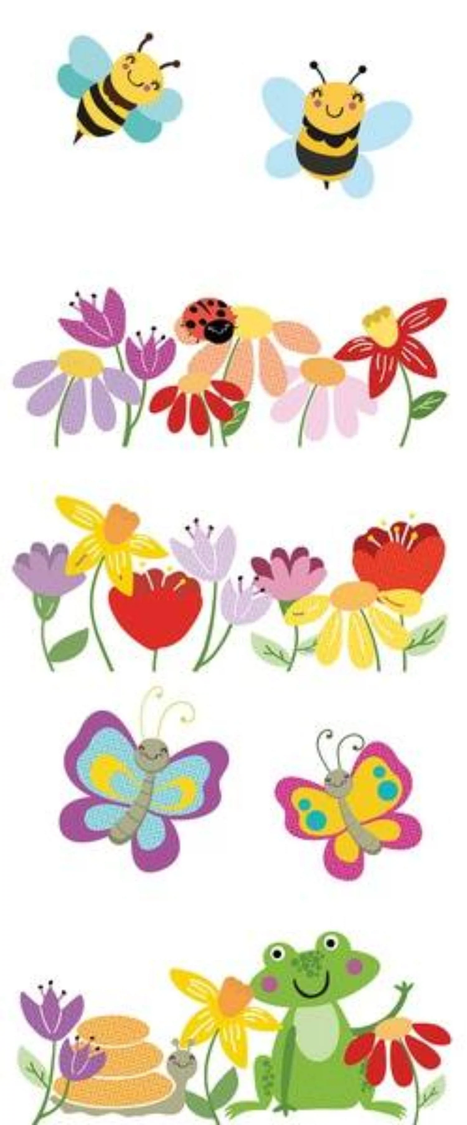 Изображение товара Керамическое панно Kids Flora 40х100 см для стен декоративное Россия