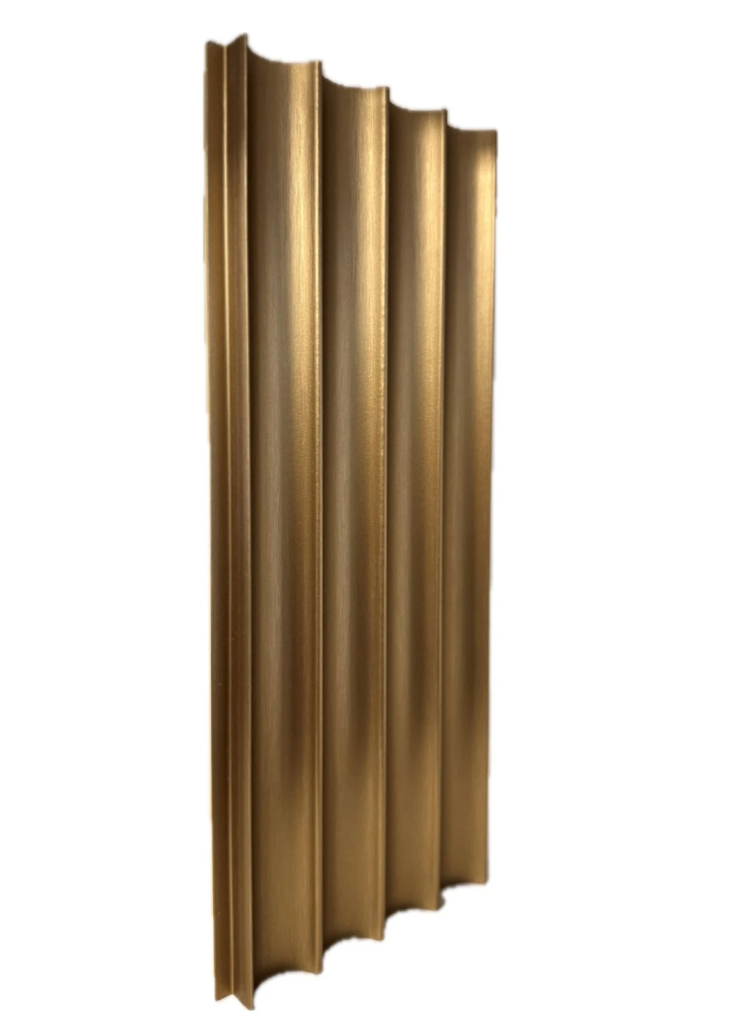 Изображение товара Реечная панель BONAPARTE Wave gold metal 2800*100*15мм