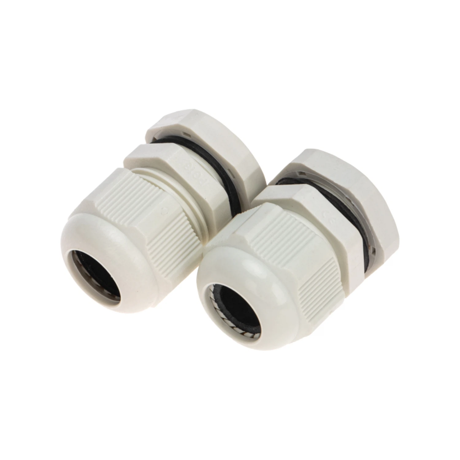 Изображение товара Кабельный ввод PG-16 (10-14мм) серый, комплект (2 шт/уп) REXANT