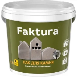 Лак FAKTURA для камня, ведро 0,9 л