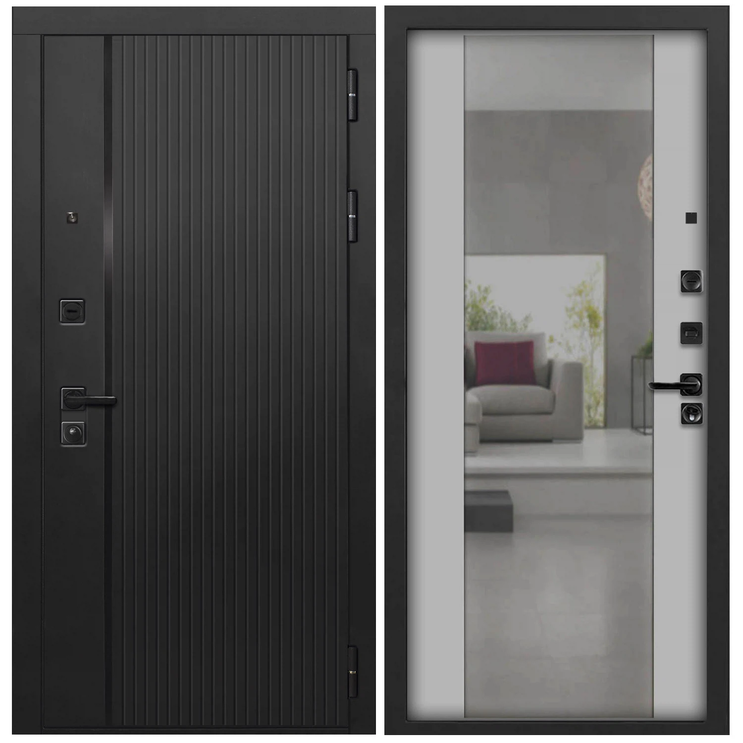 Изображение товара Входная дверь Дверипро L-45 с усиленной безопасностью и современным дизайном