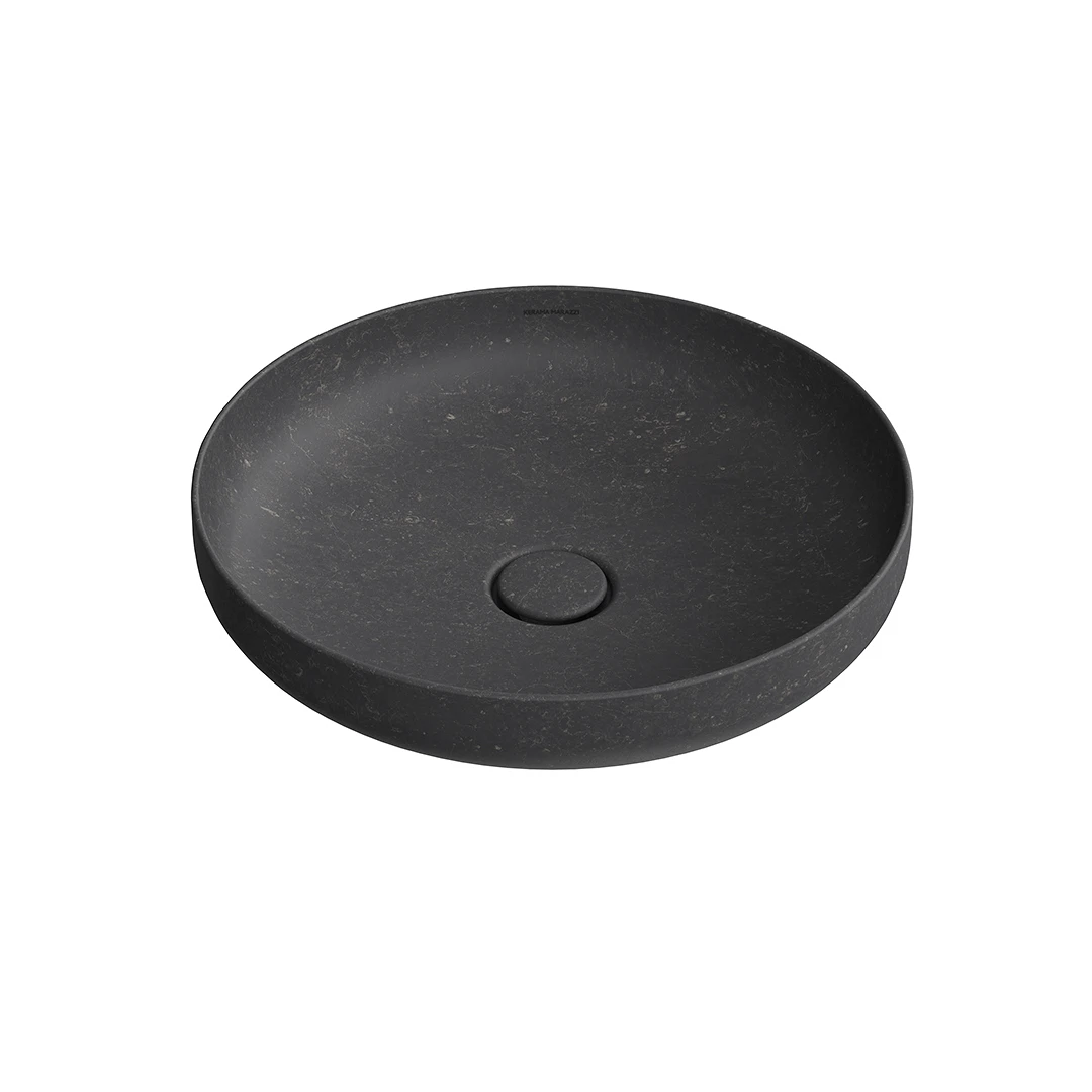 Изображение товара Раковина накладная для ванной комнаты Kerama Marazzi черная KMSFWb46MBlSt0