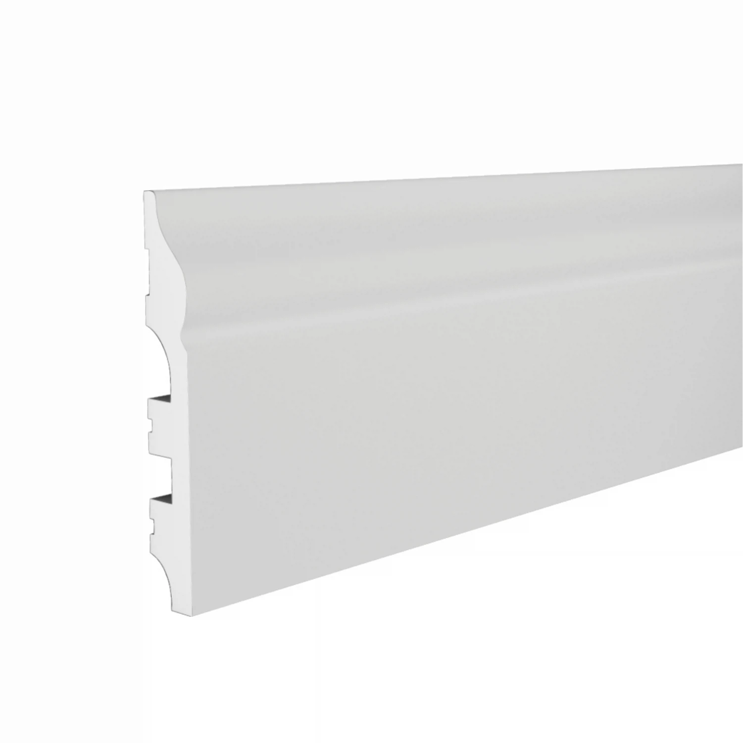 Изображение товара Плинтус Экополимер Дюрополимер 2м 80х13 мм влагостойкий ударопрочный