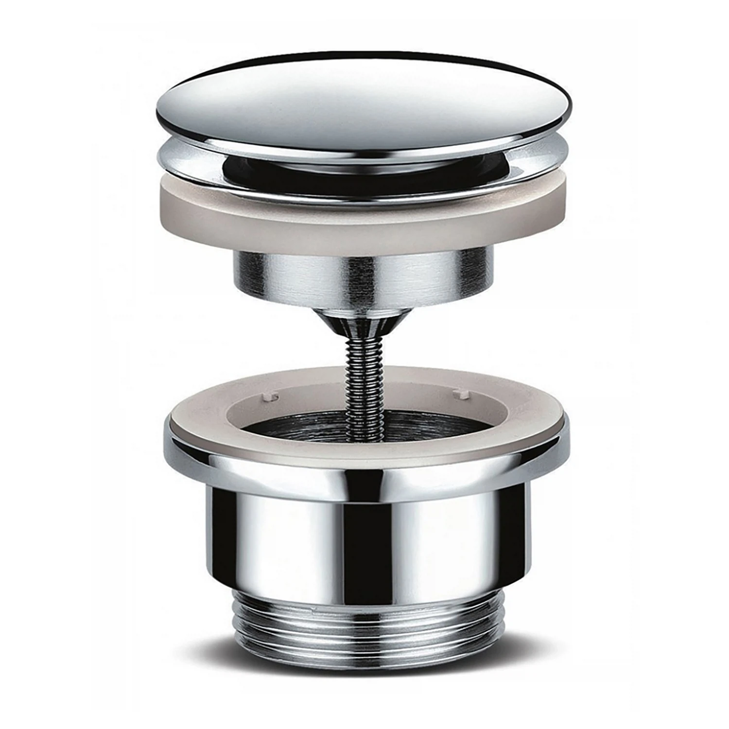 Изображение товара Донный клапан PAINI клик-клак хром CROMO3 универсальный для умывальника