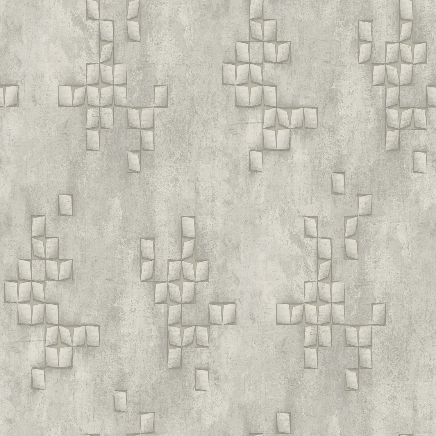 Изображение товара Обои флизелиновые Erismann Profi Deco Tetris бежевые 10м х 1.06м